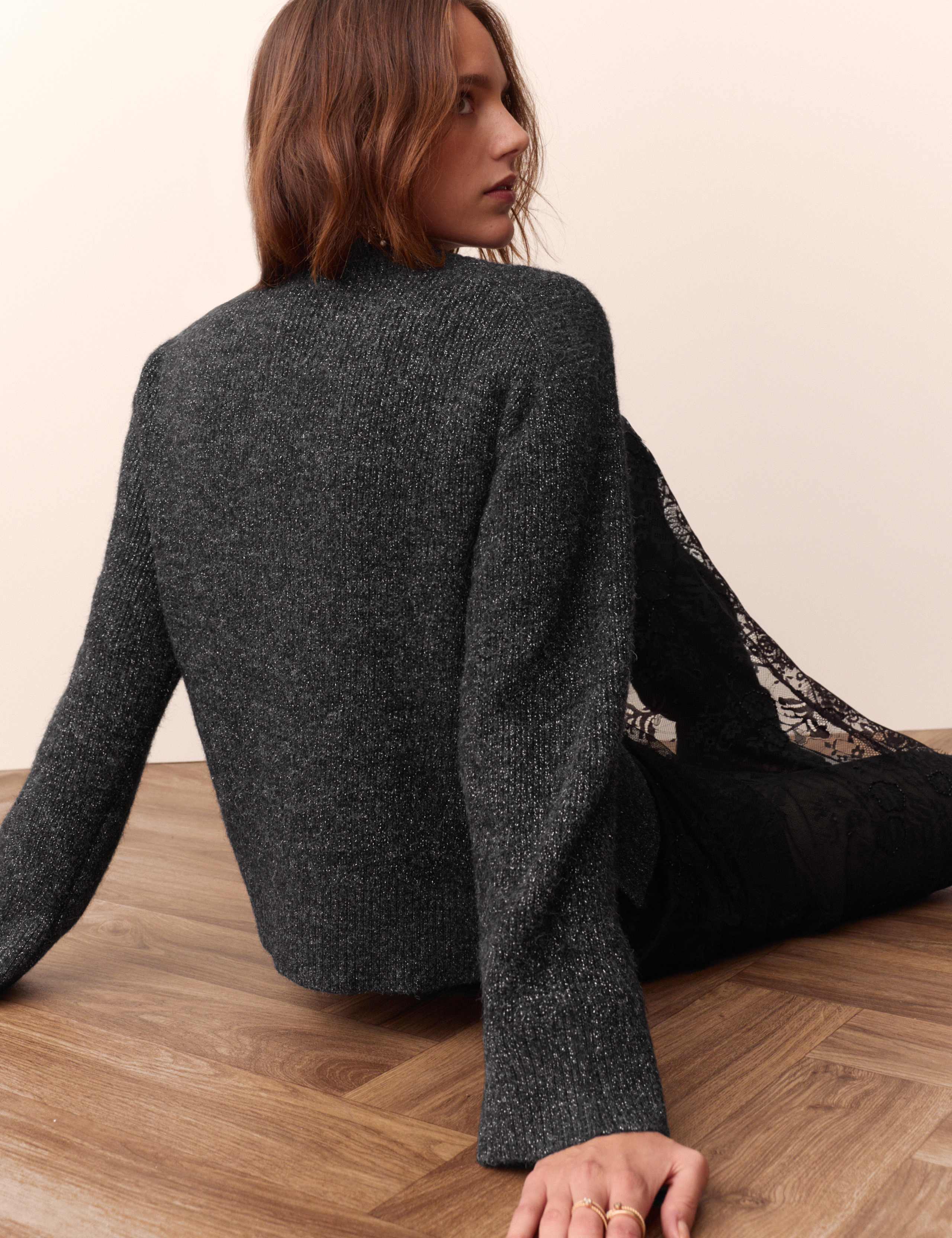 Sparkly V Neck Jumper 3 of 5