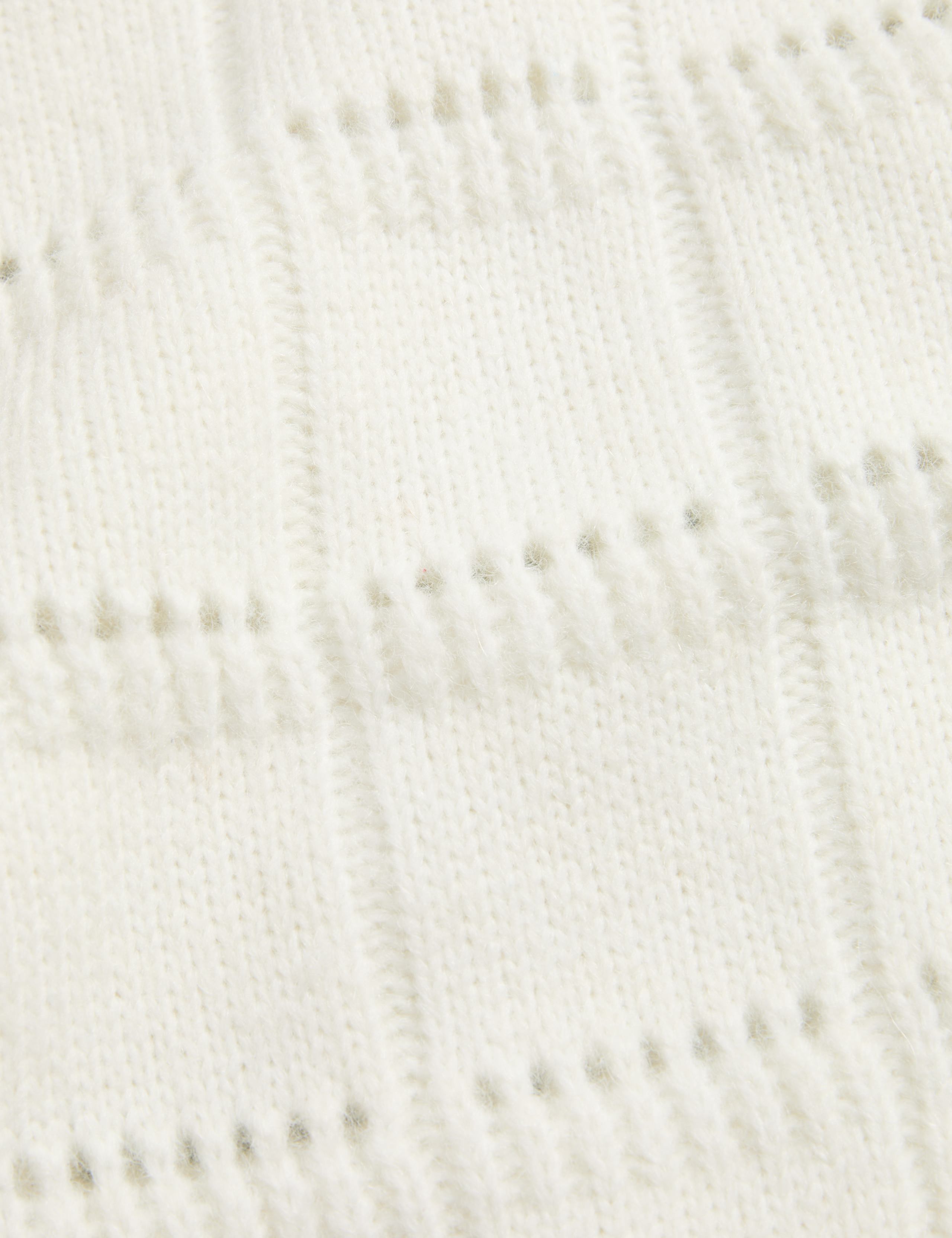 Pointelle Crew Neck Jumper With Alpaca 2 of 2