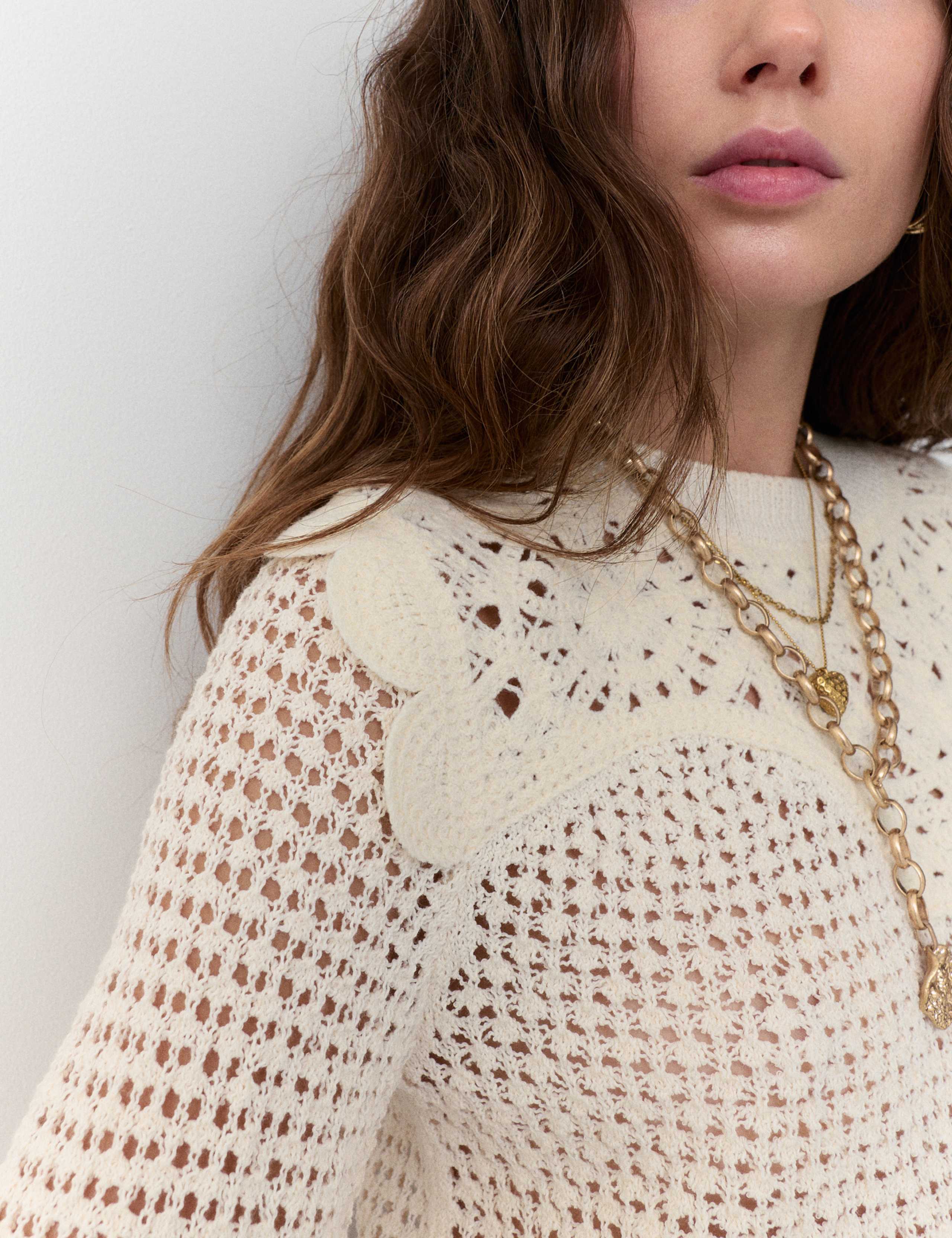 Cotton Rich Textured Jumper 4 of 6
