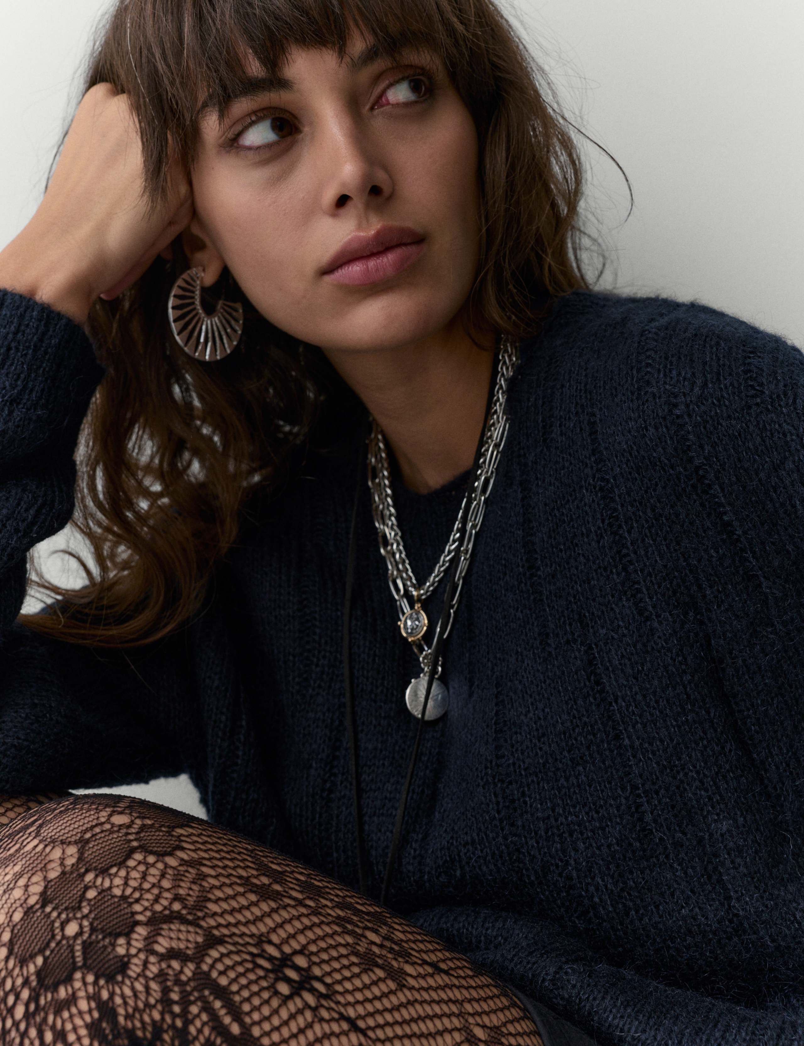 Fine Gauge Slouchy Jumper with Mohair 5 of 5