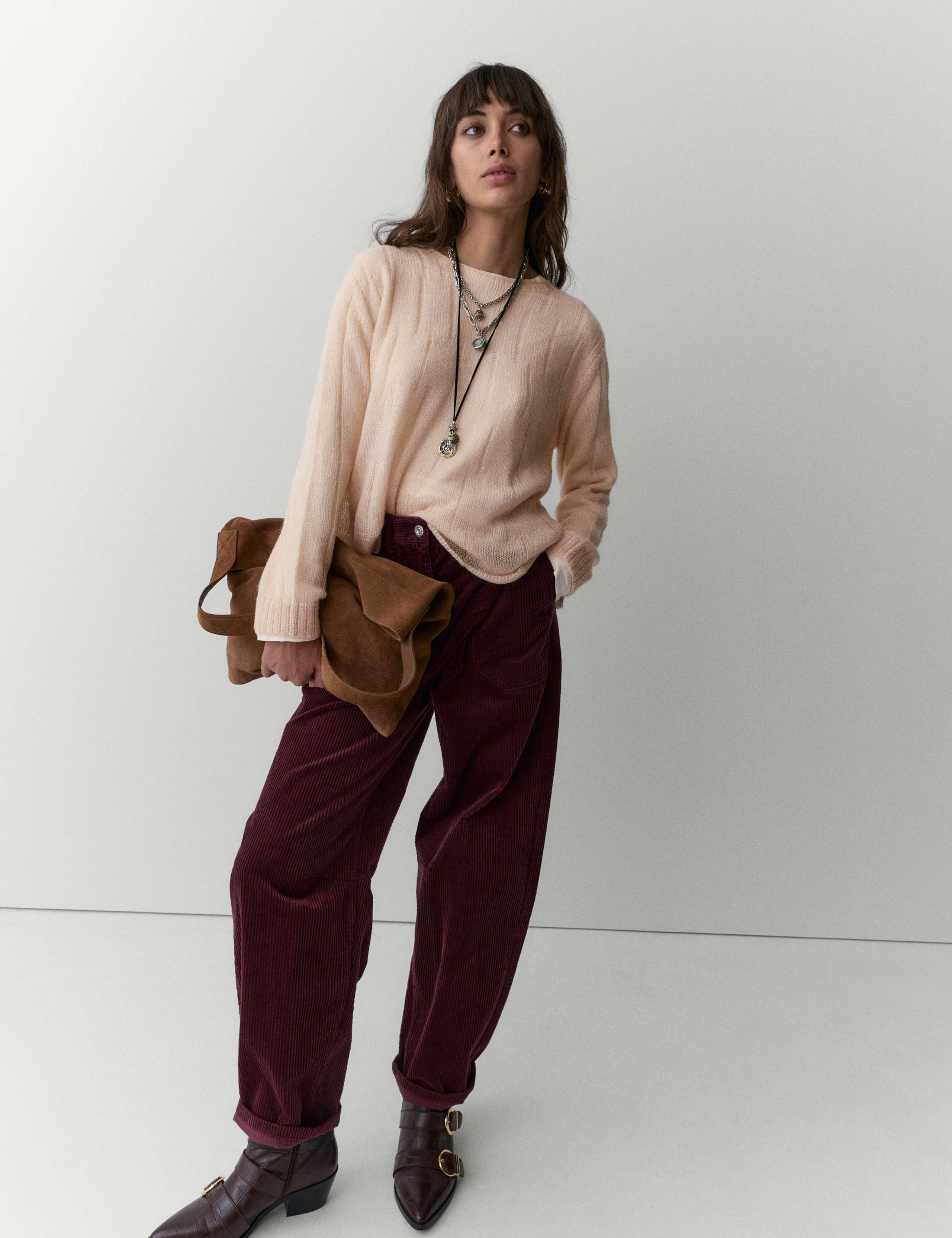 Fine Gauge Slouchy Jumper with Mohair 3 of 6