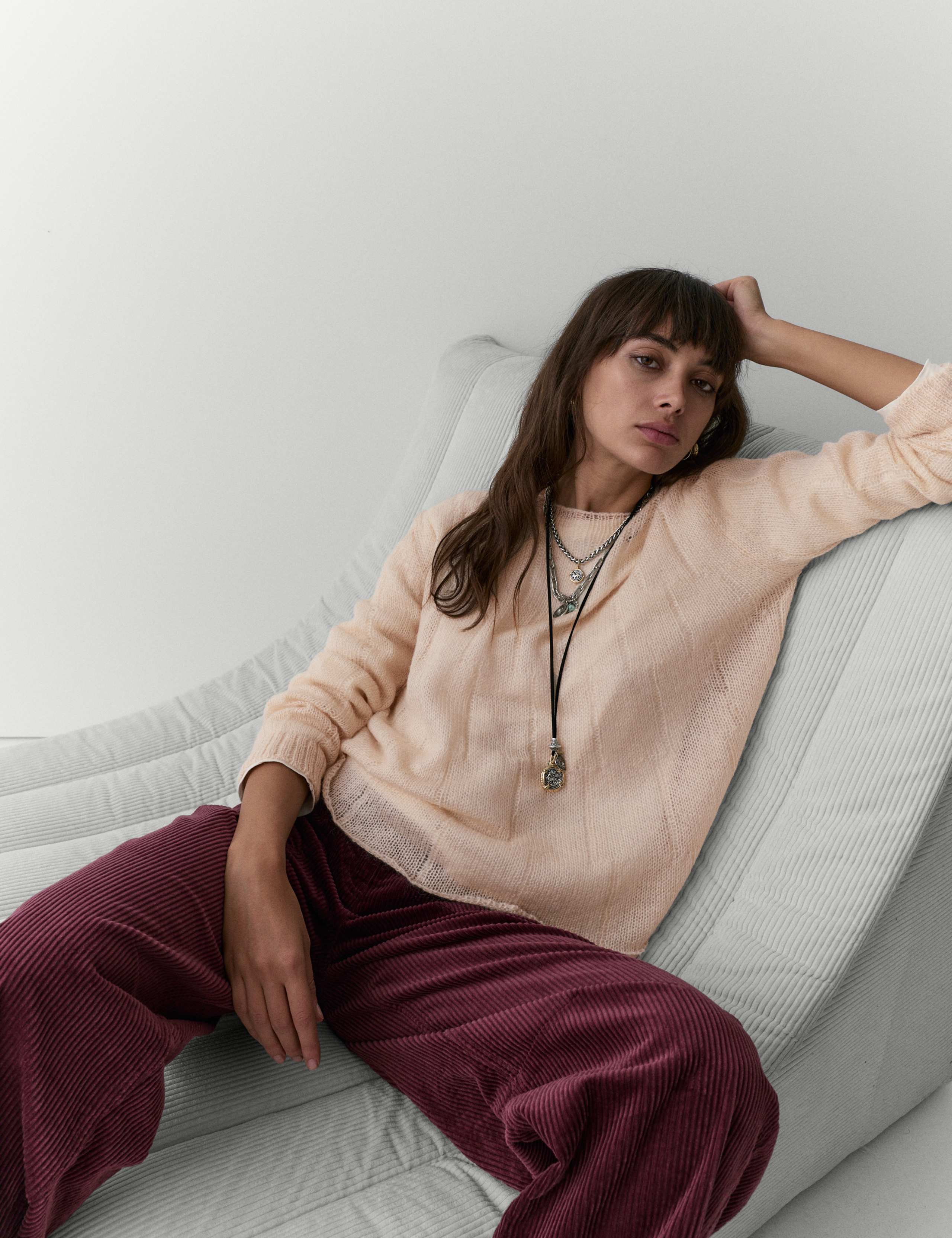 Fine Gauge Slouchy Jumper with Mohair 5 of 6