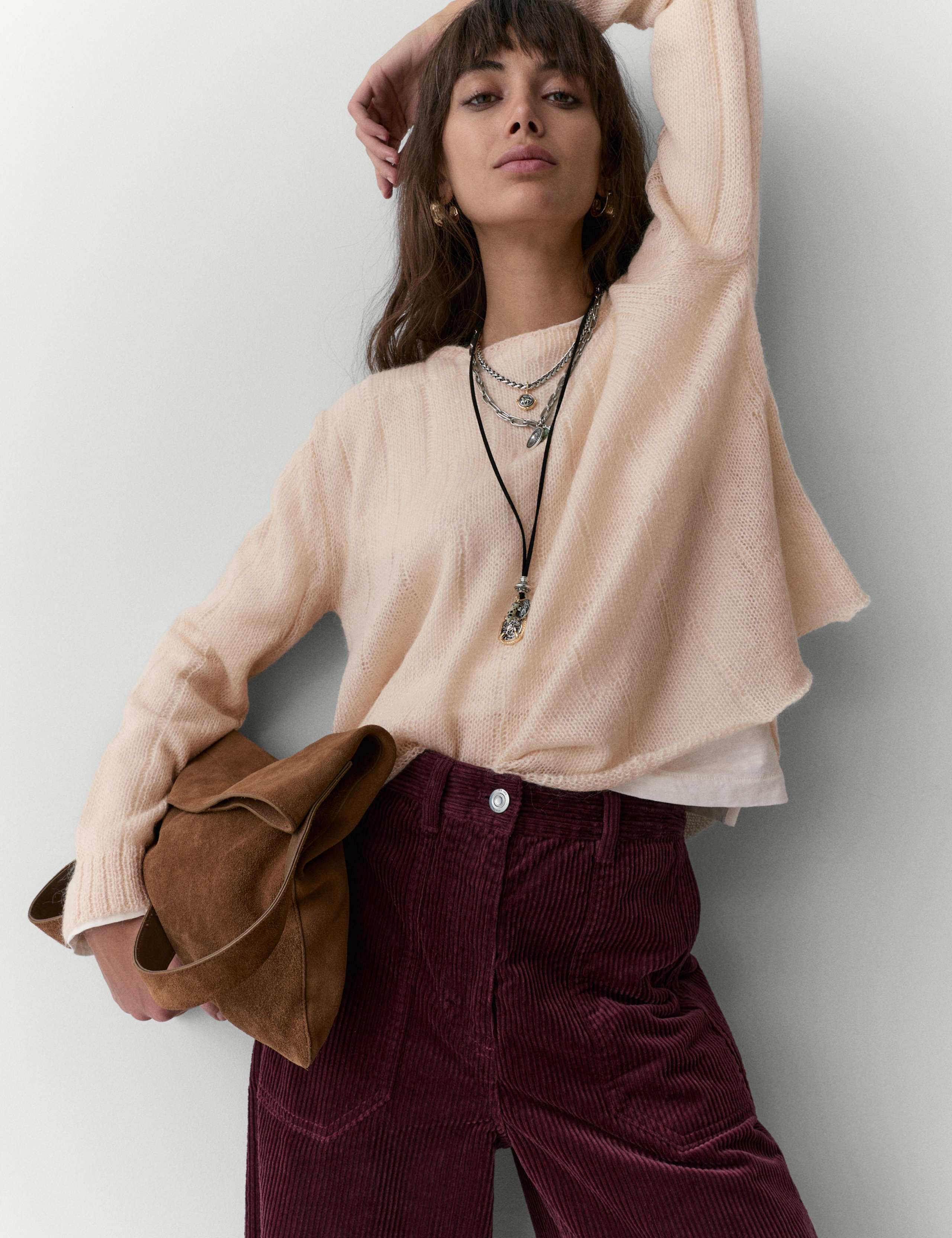 Fine Gauge Slouchy Jumper with Mohair 6 of 6