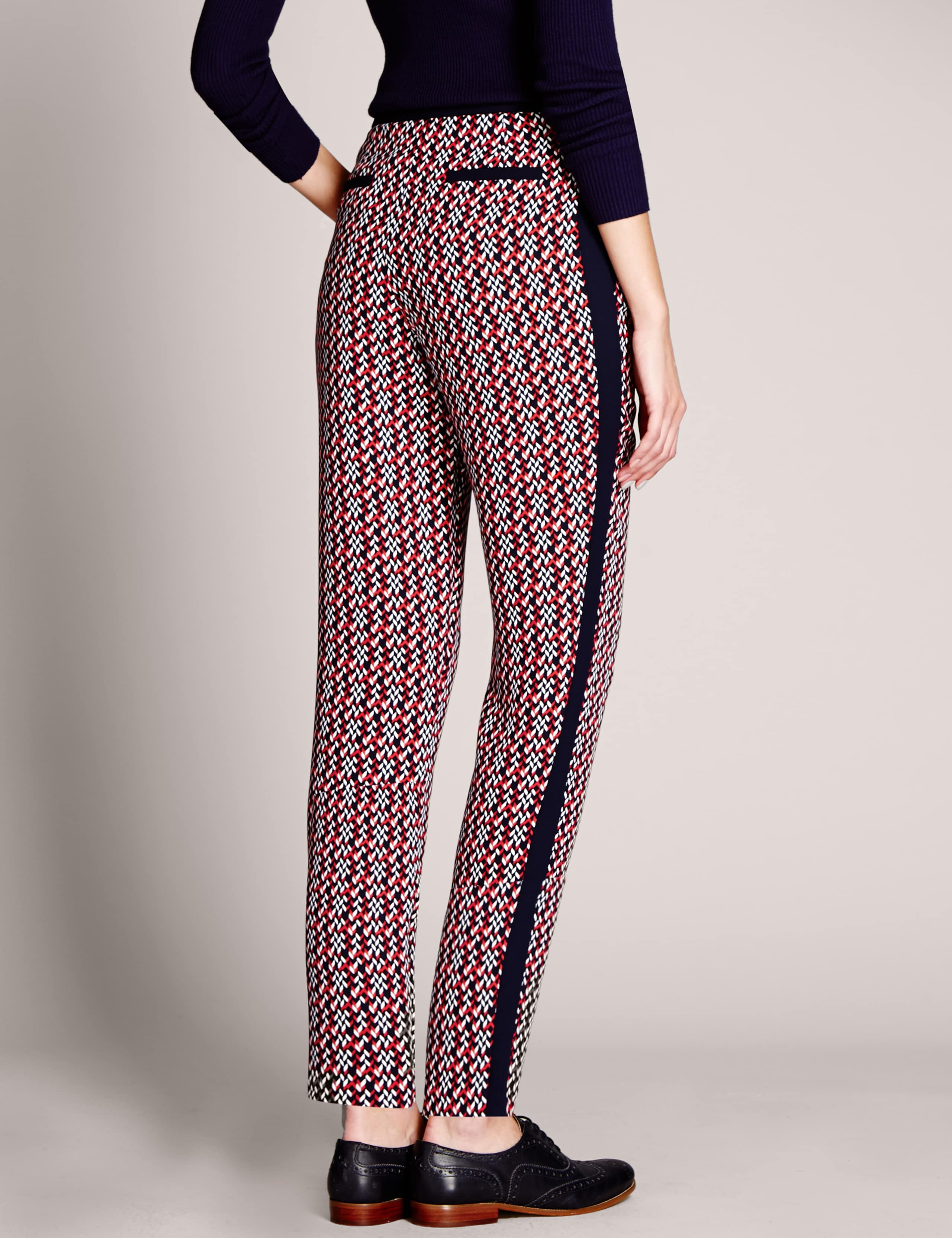 Chevron Print Tapered Leg Trousers 3 of 3