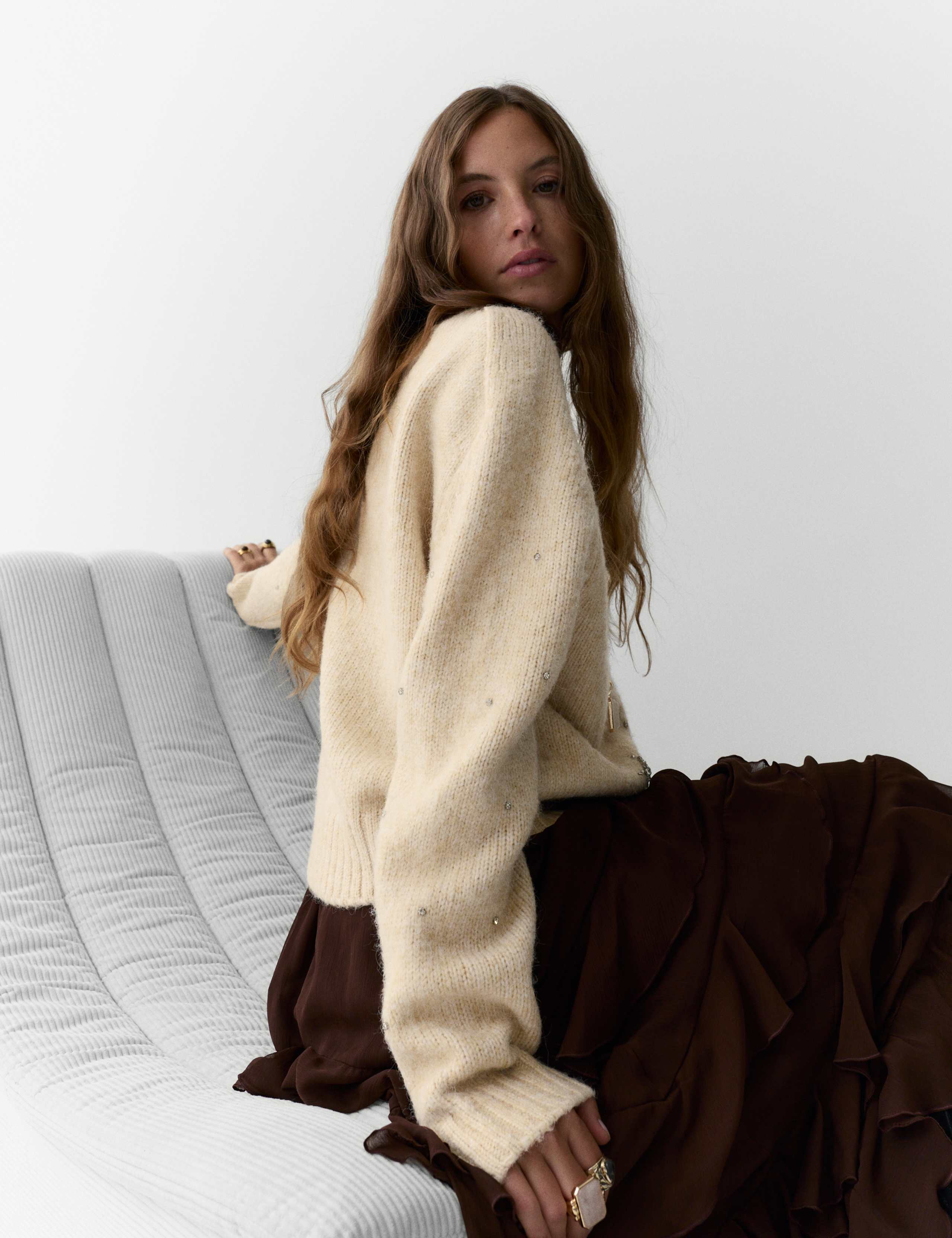Embellished Crew Neck Jumper 4 of 5