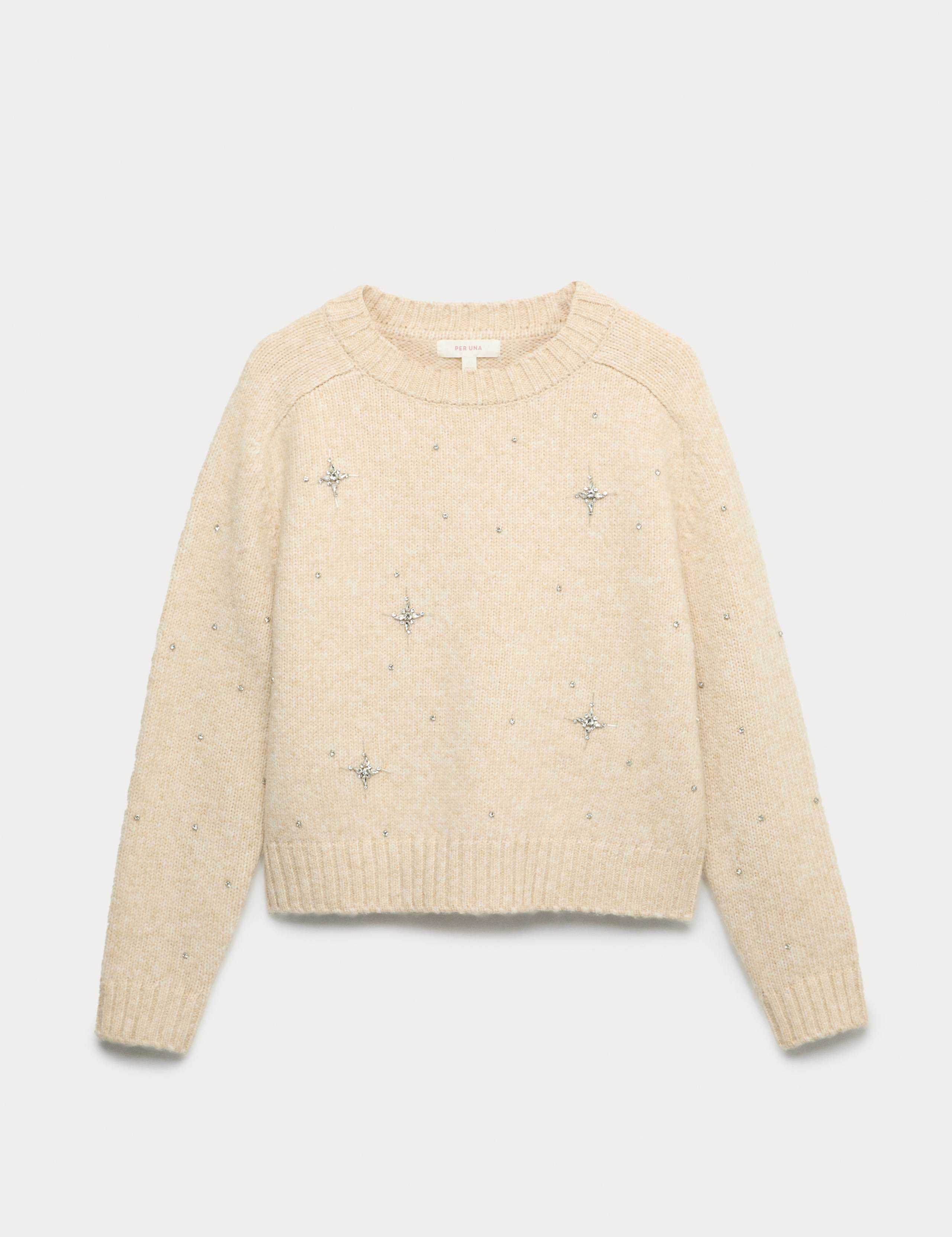 Embellished Crew Neck Jumper 2 of 5