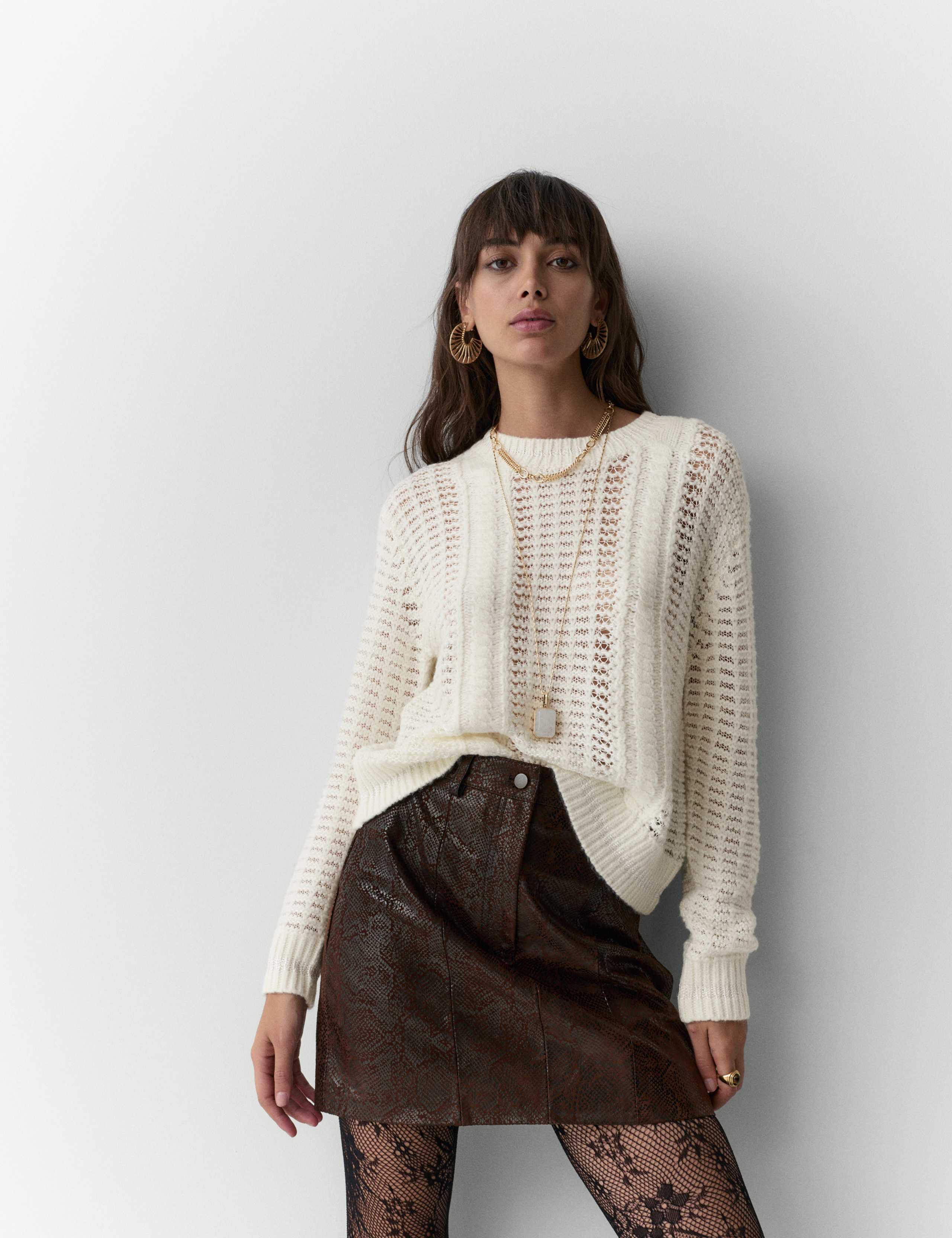 Open Stitched Jumper 1 of 5