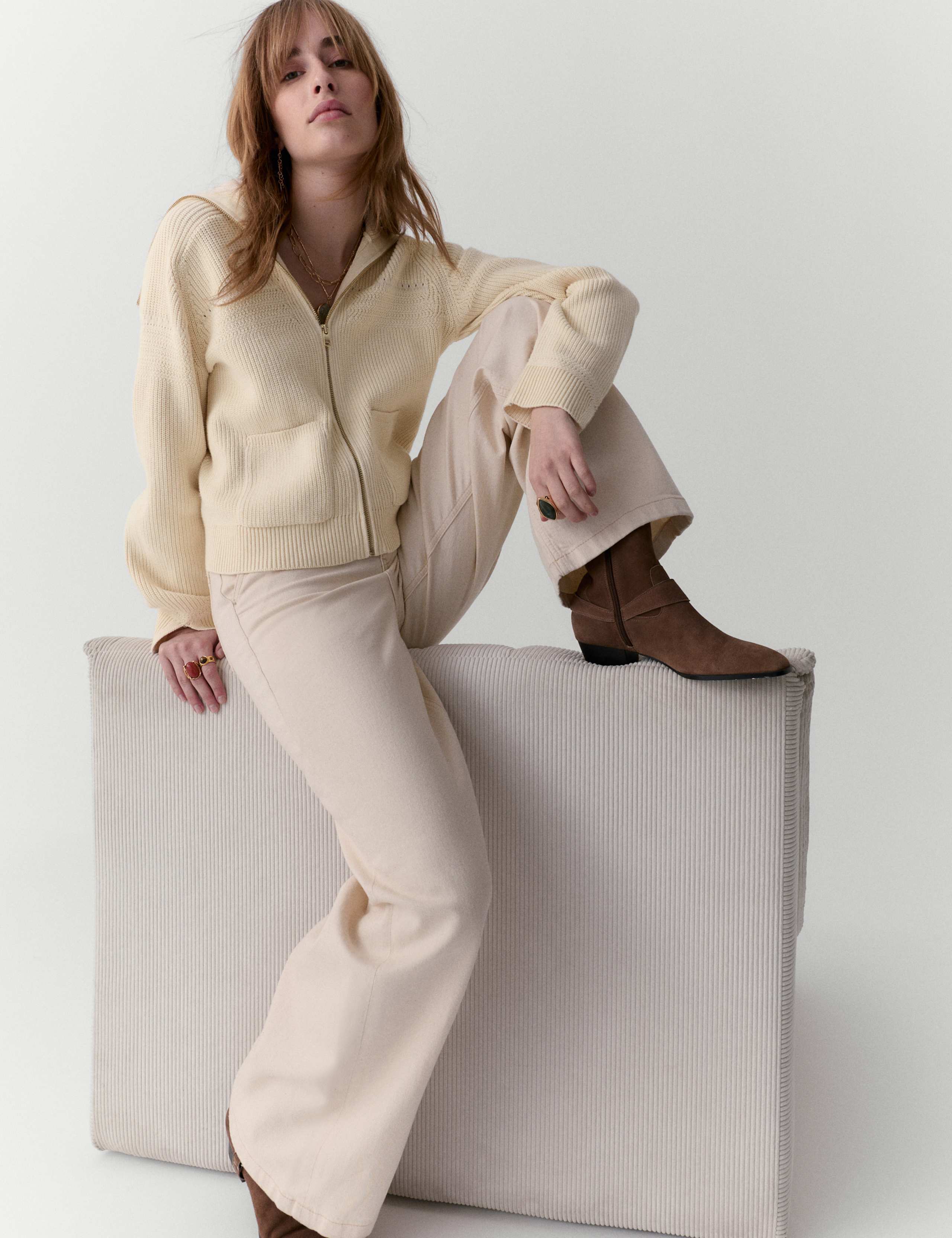 Cotton Rich Sailor Collared Cardigan 4 of 5