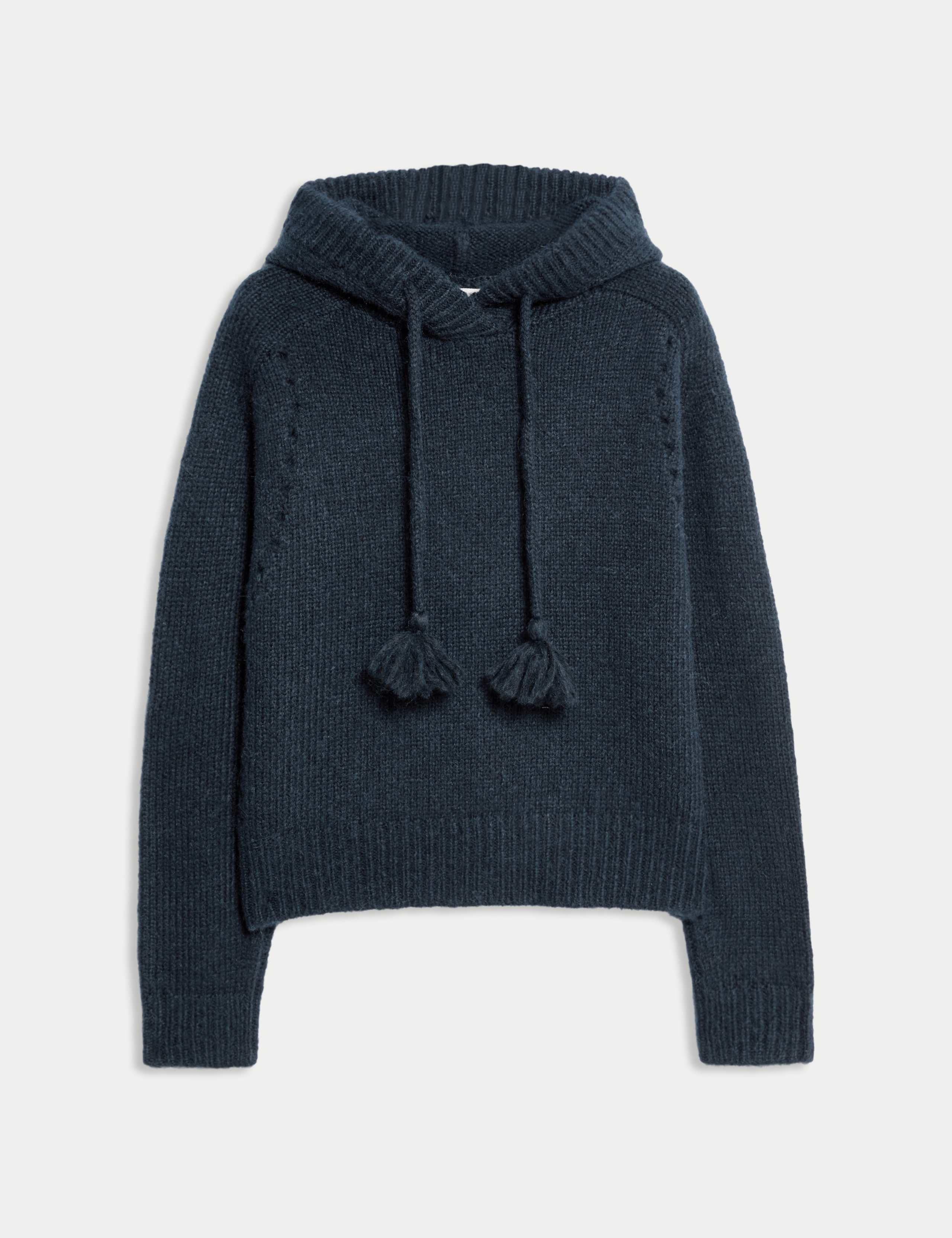 Textured Hoodie with Alpaca 1 of 1
