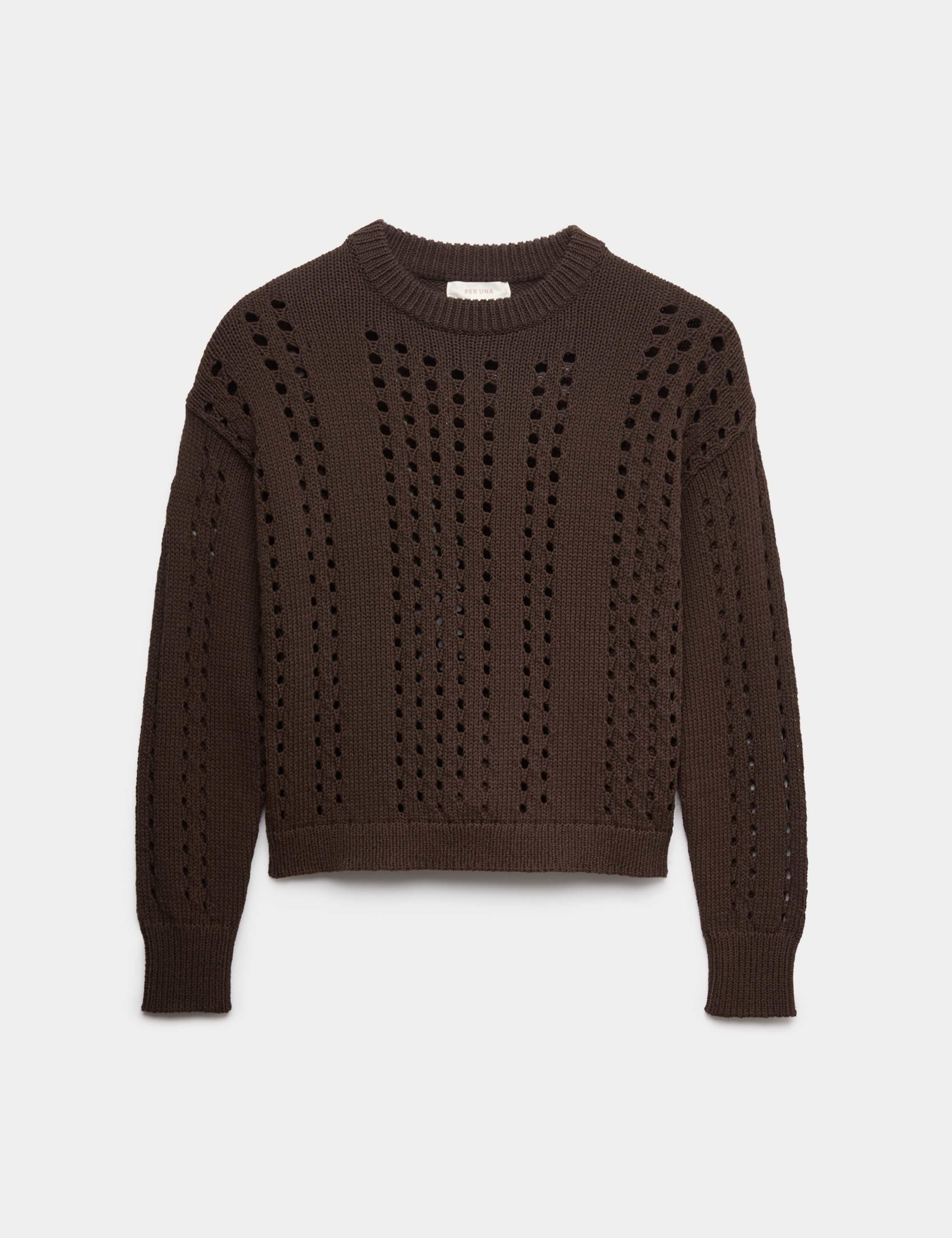 Pure Cotton Pointelle Jumper 2 of 5