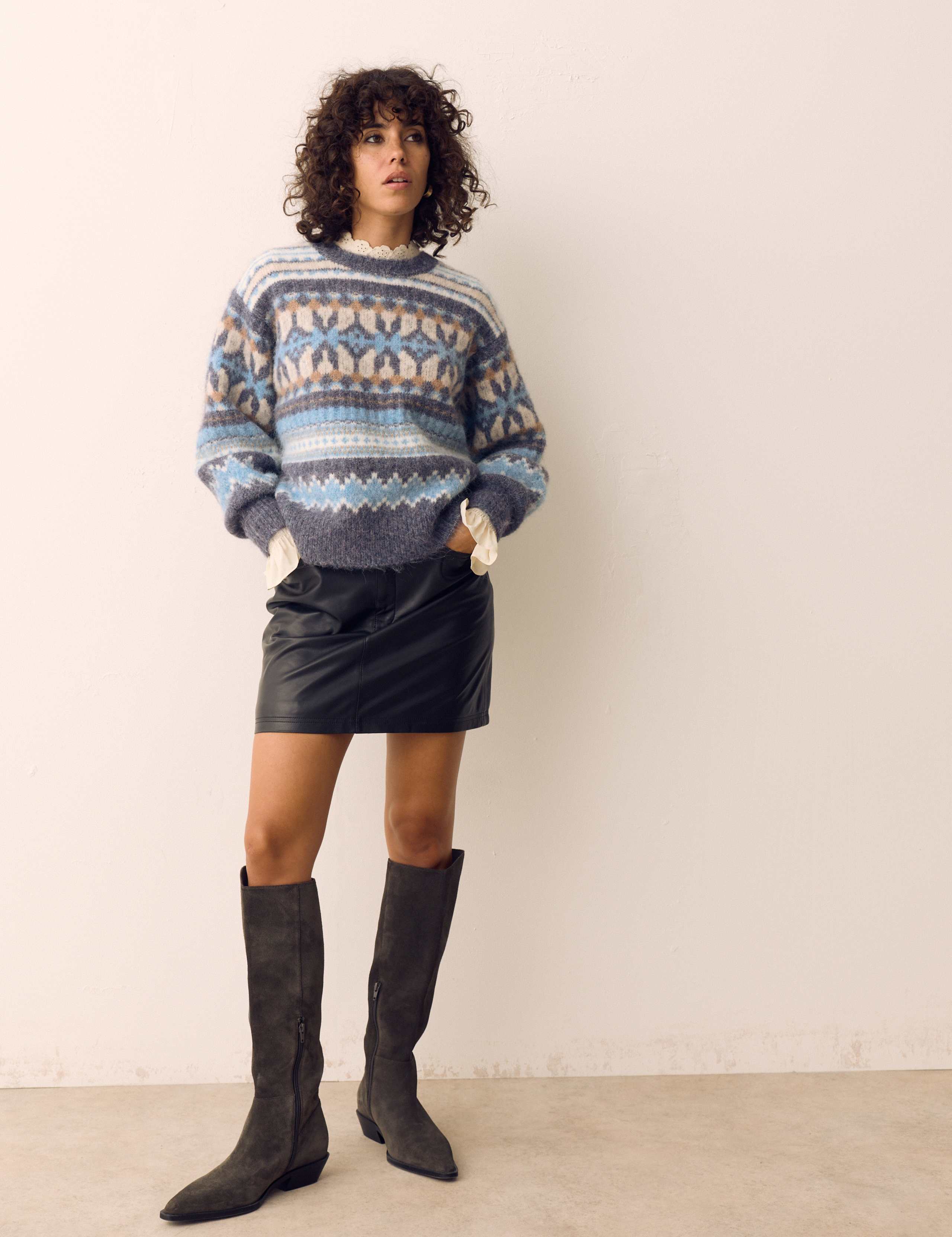 Fair Isle Jumper with Wool 3 of 5