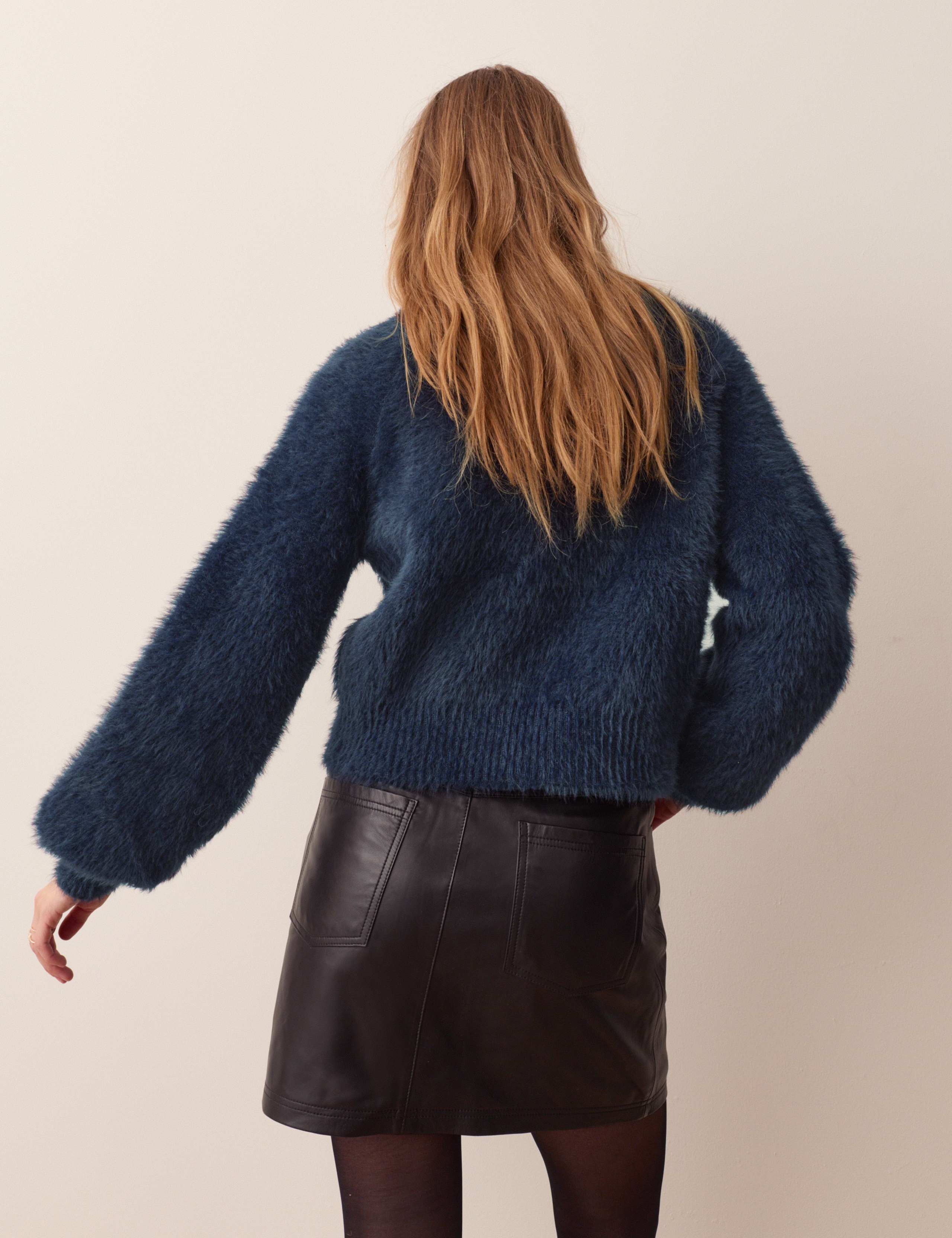 Knitted Bomber Jacket 3 of 5