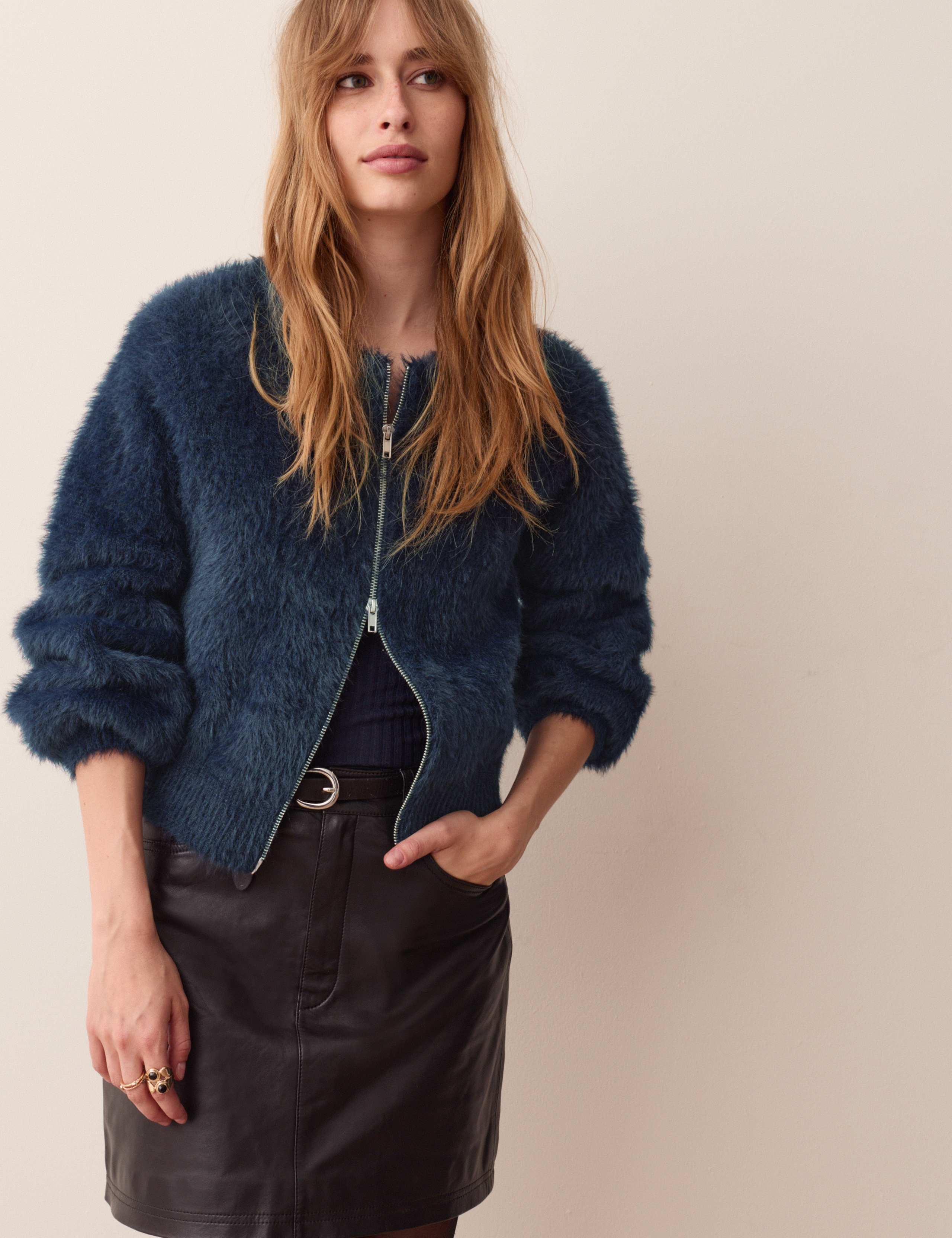 Knitted Bomber Jacket 5 of 5