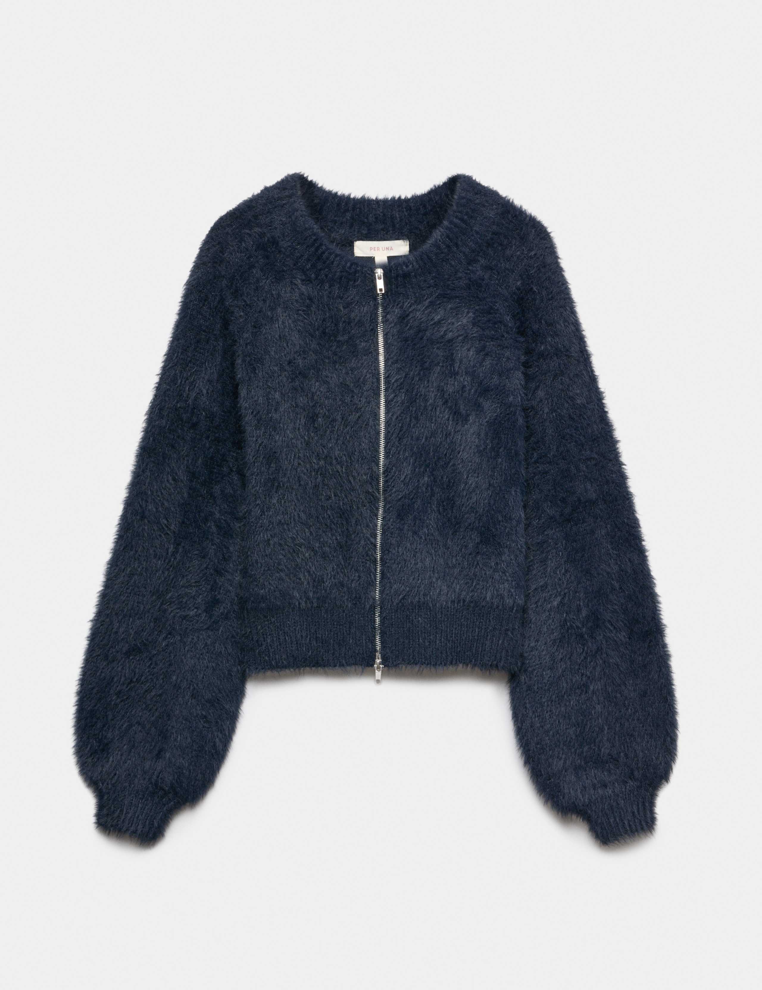 Knitted Bomber Jacket 2 of 5