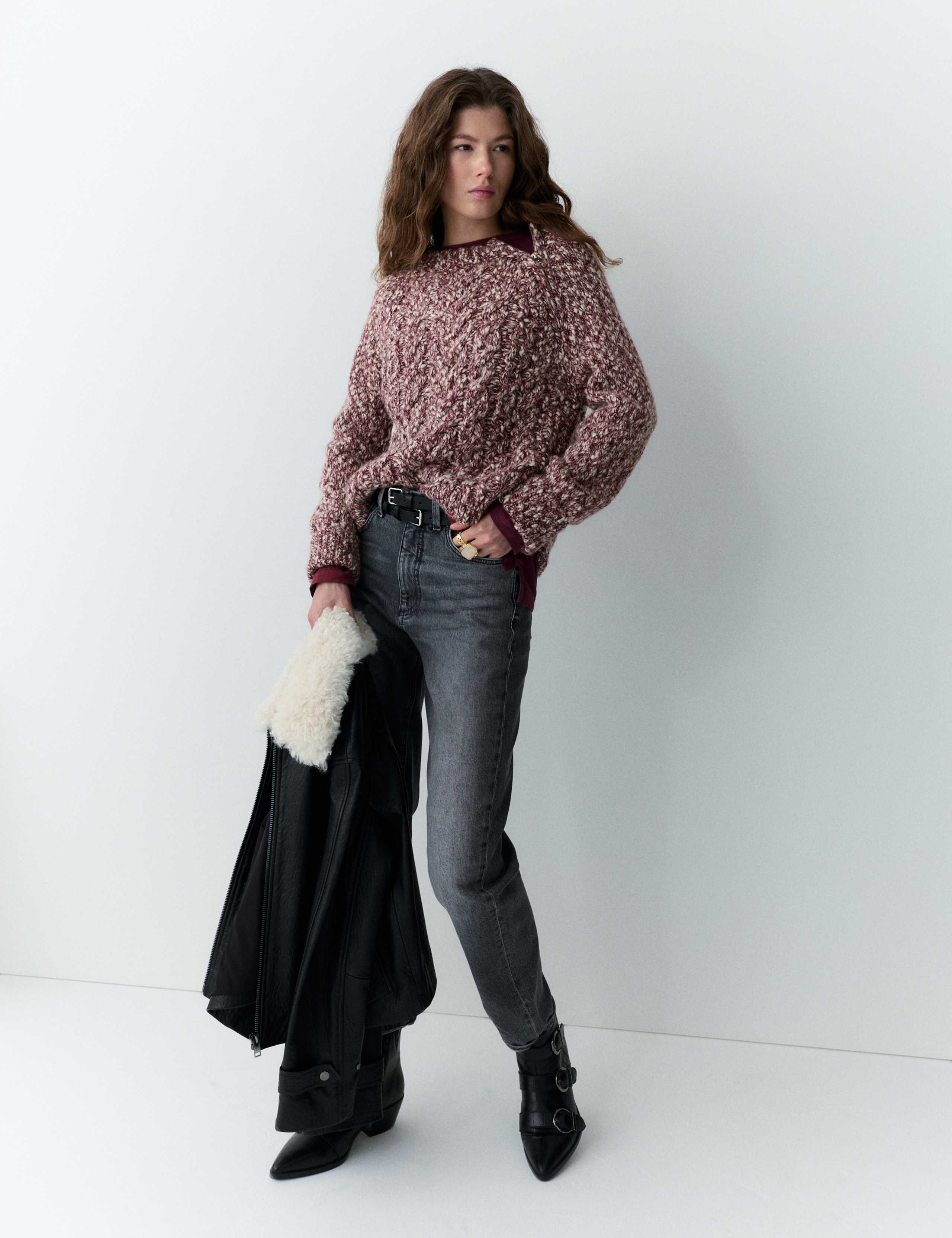 Cable Knit Jumper with Wool 4 of 5