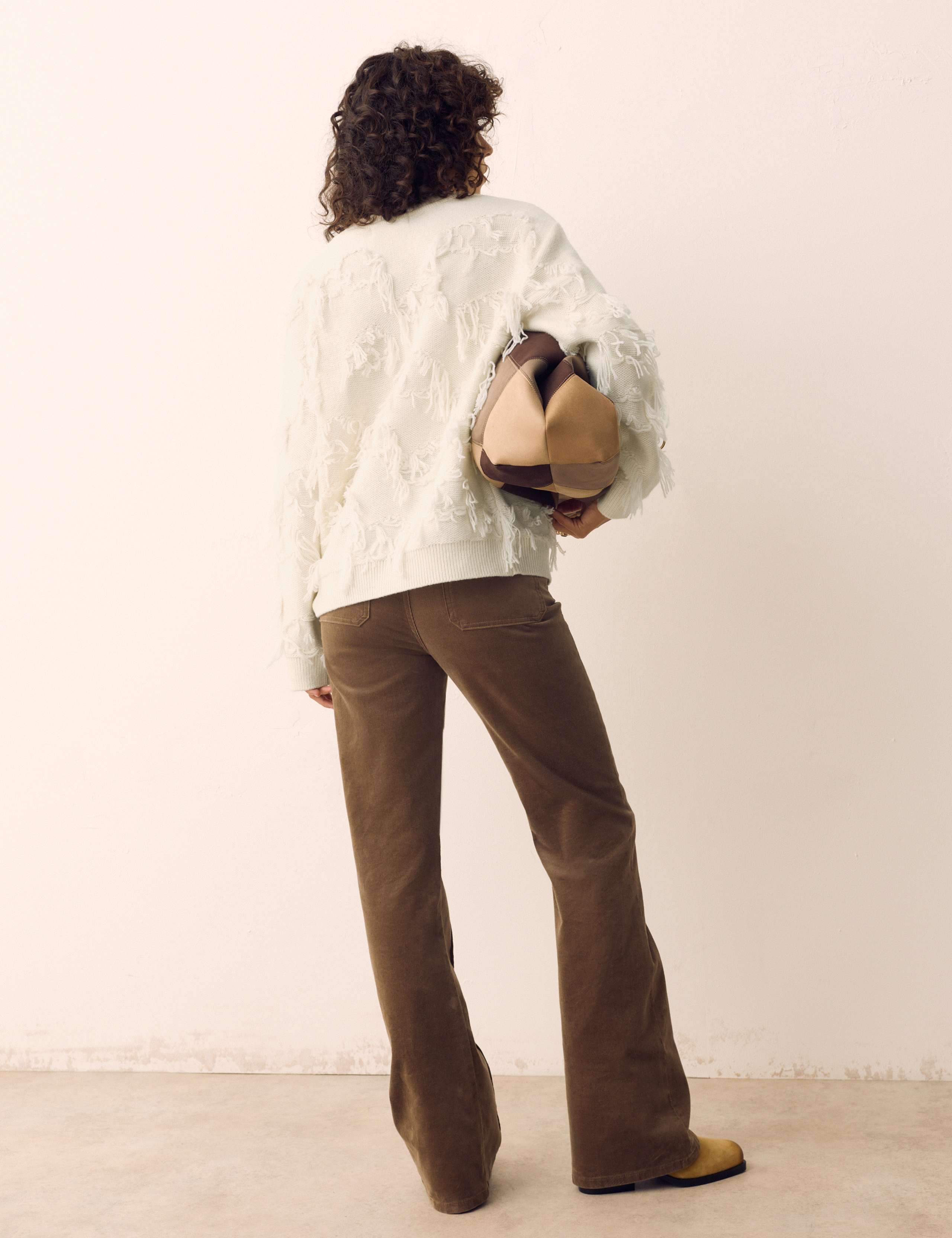 Fringe Detail Relaxed Jumper with Wool 5 of 7