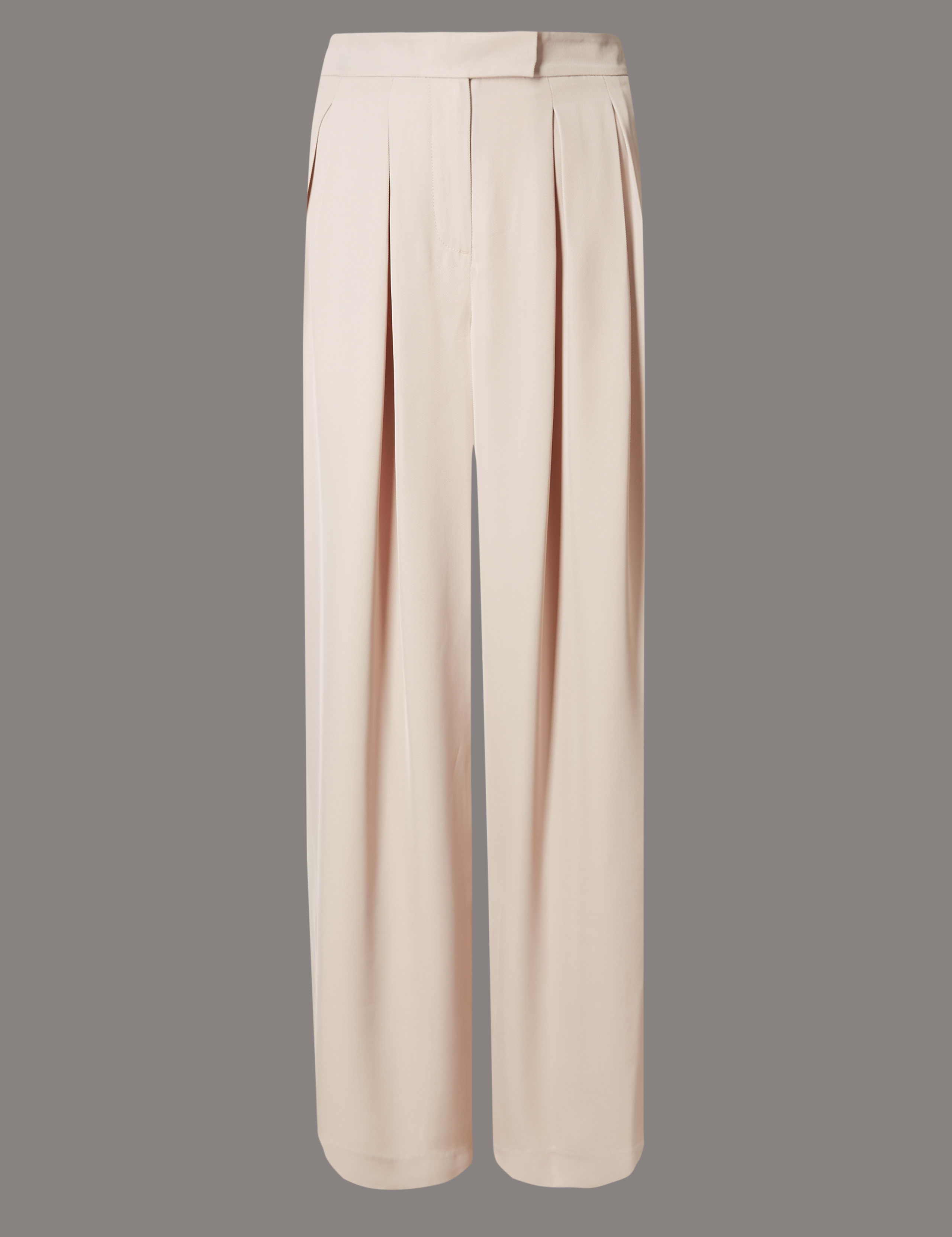 Pleated Ultra-Wide Leg Trousers 2 of 6