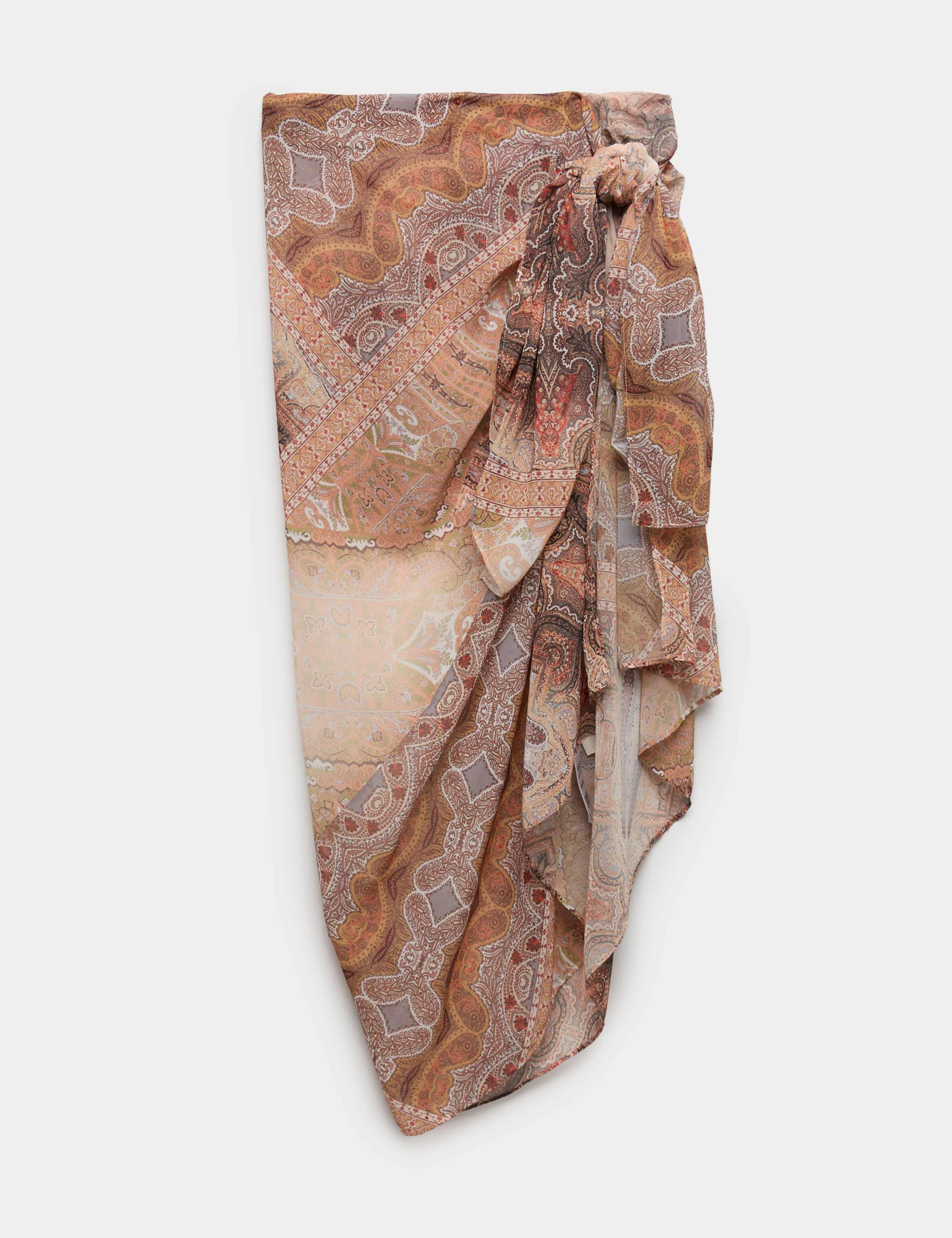 Printed Paisley Sarong 2 of 5