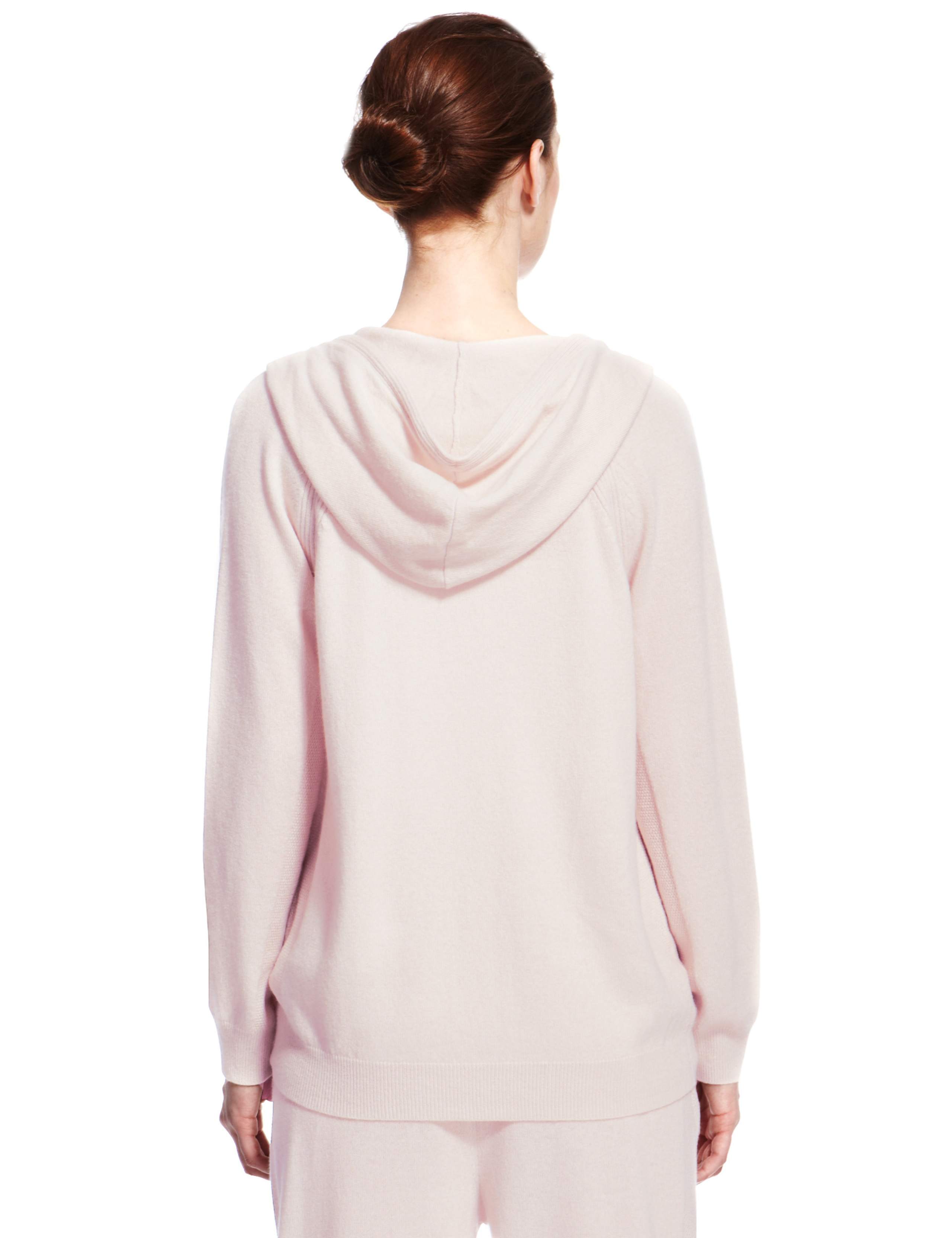 Cashmere Hooded Cardigan with Silk 4 of 4