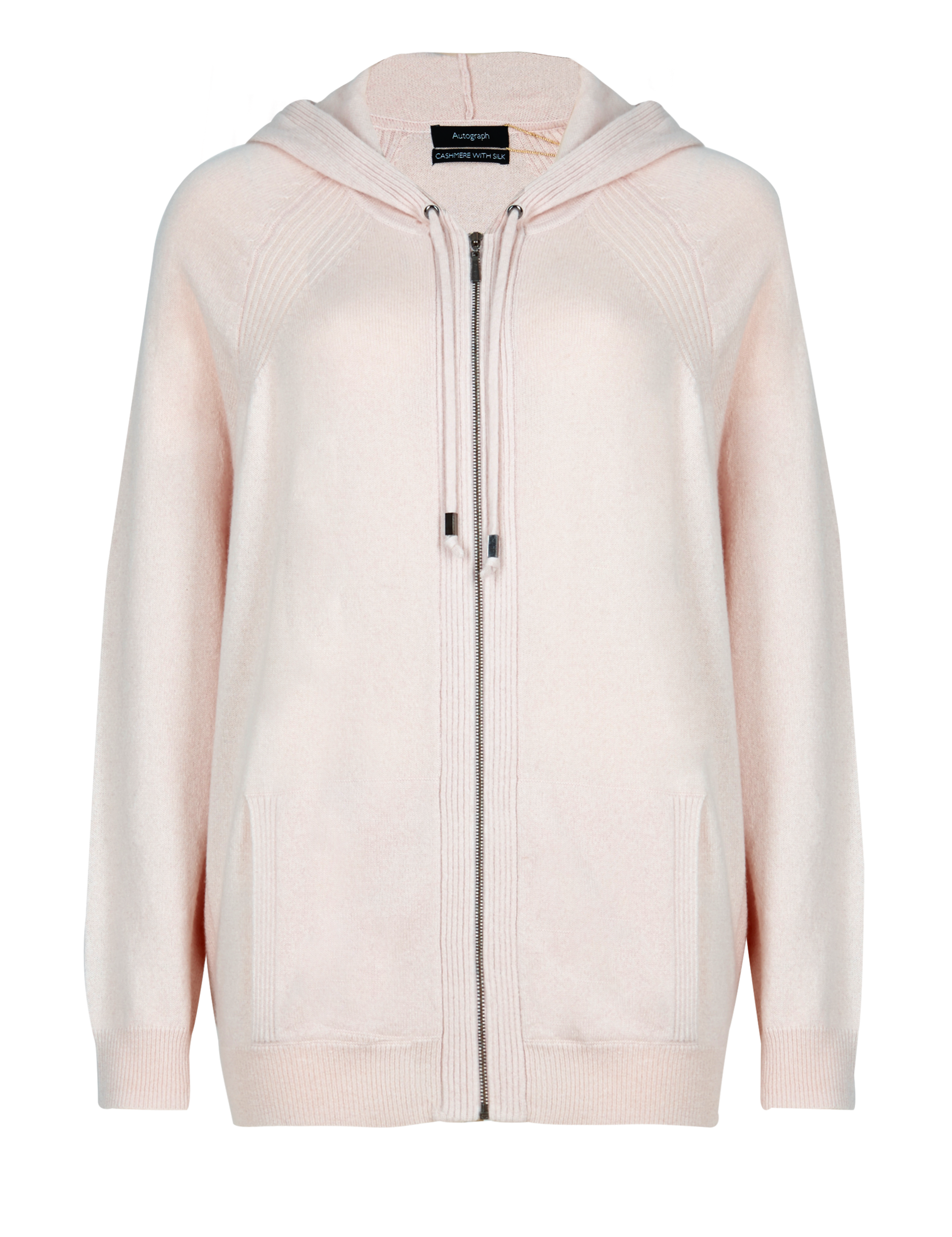 Cashmere Hooded Cardigan with Silk 2 of 4