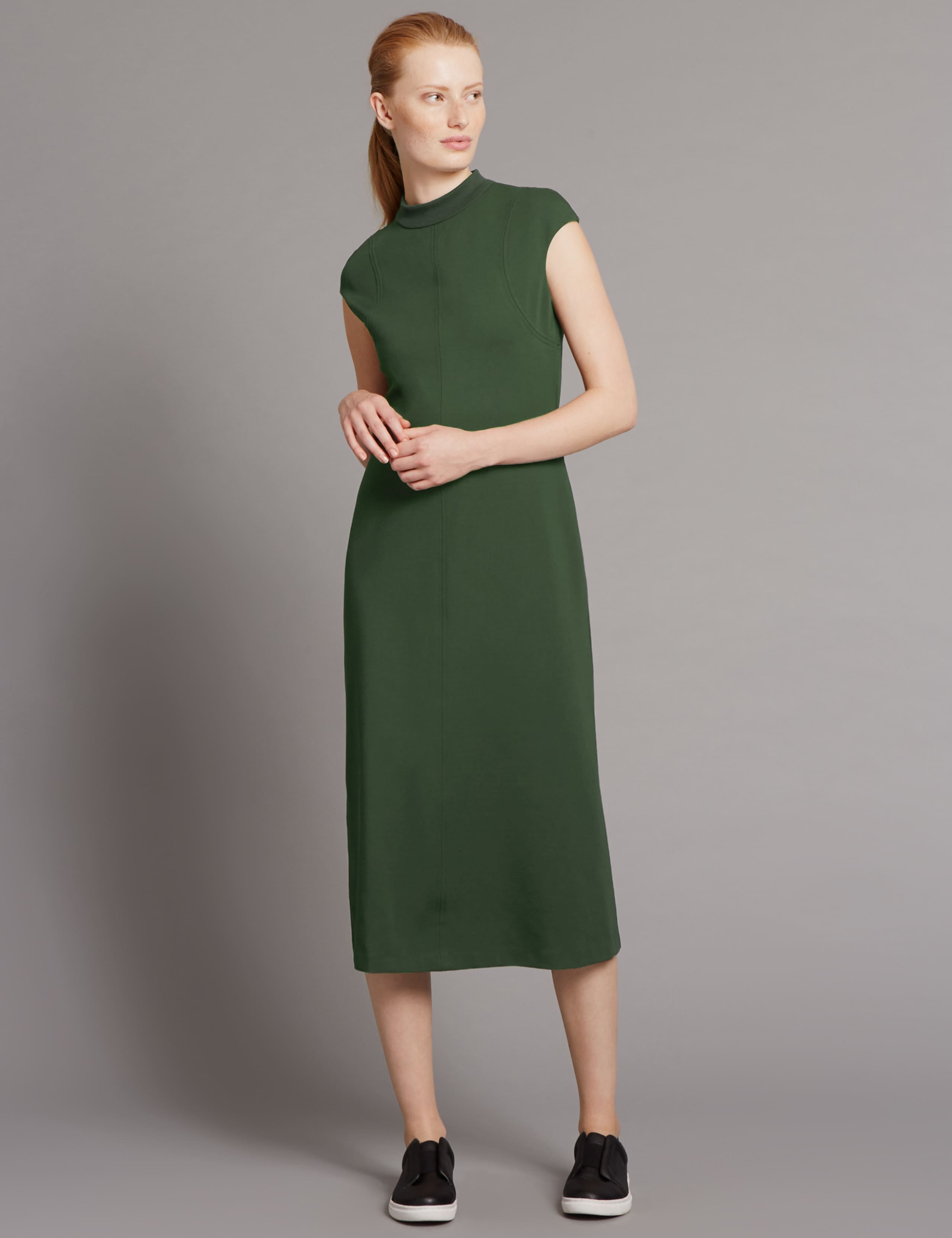 Cap Sleeve Shift Dress 1 of 4