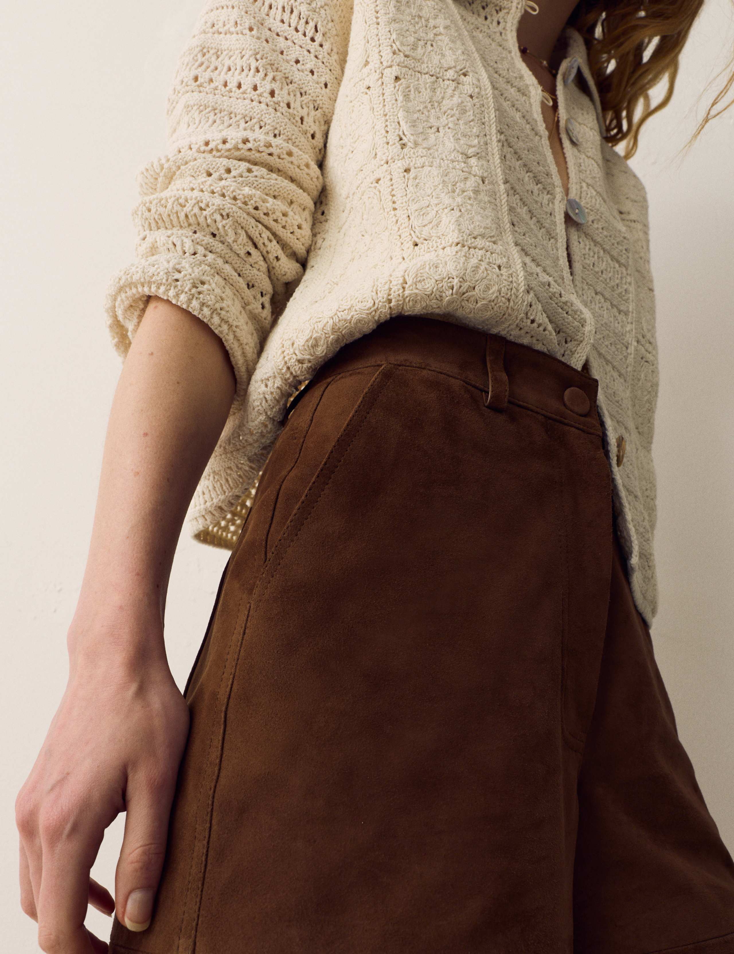 Suede Bermuda Shorts 4 of 7