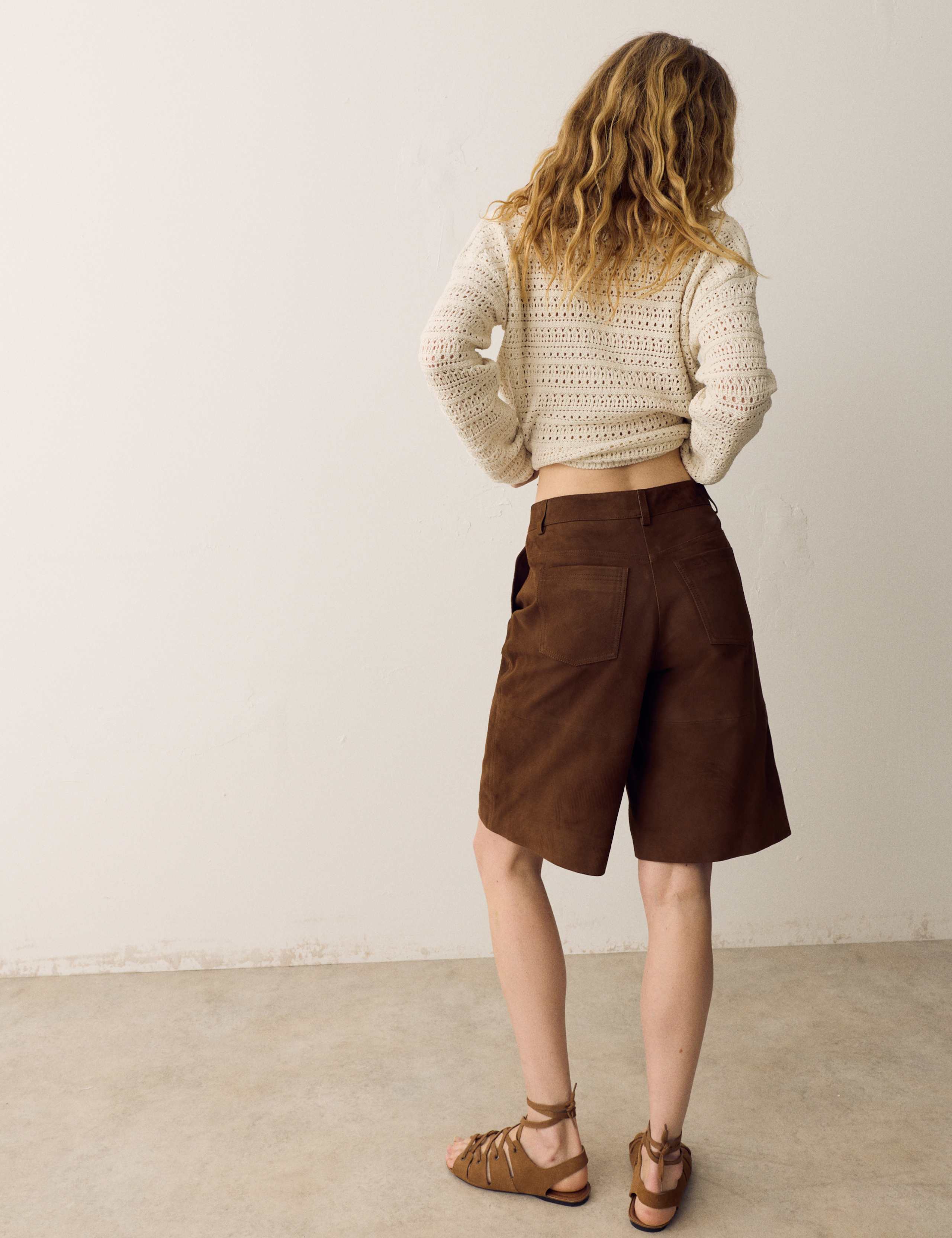 Suede Bermuda Shorts 5 of 7