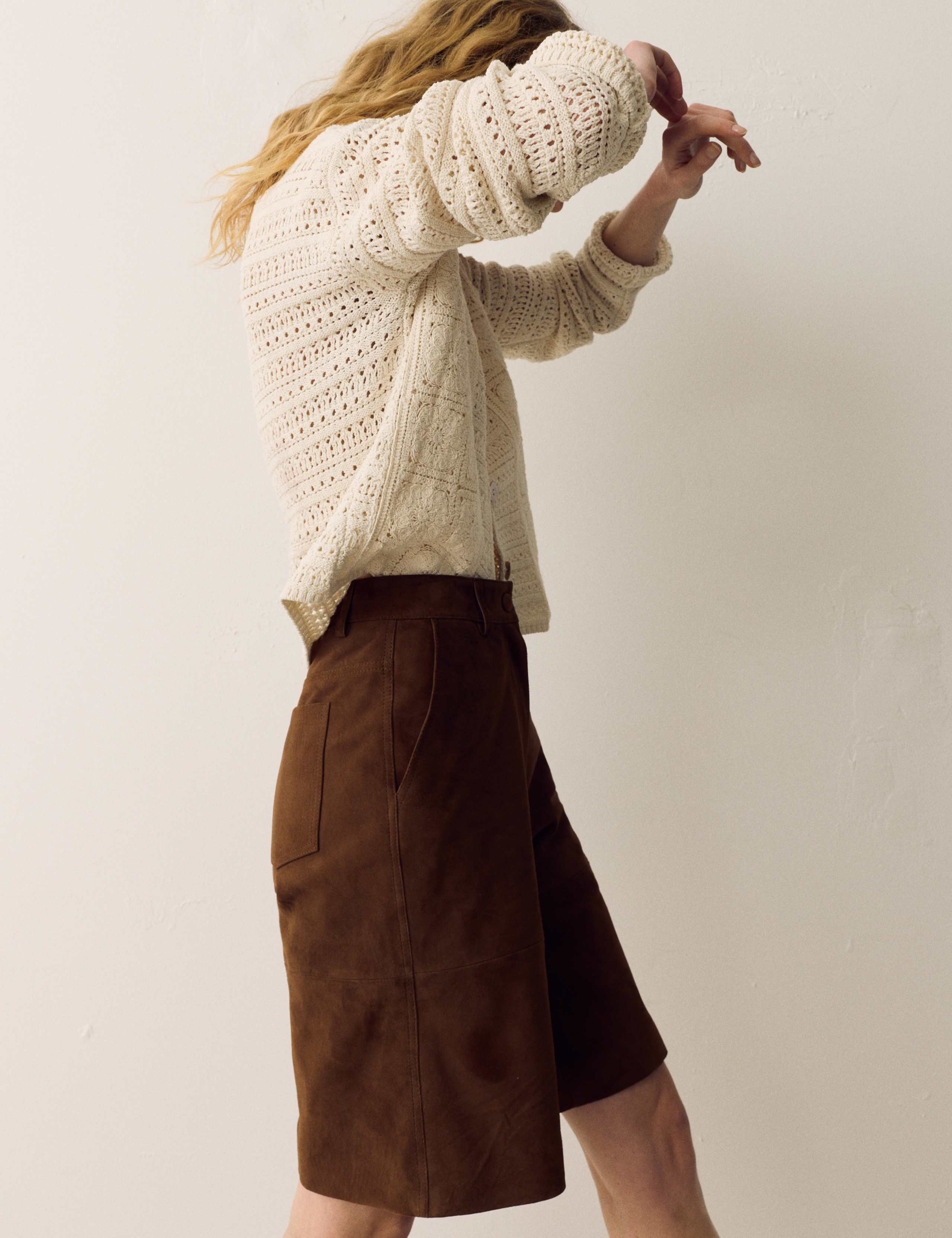 Suede Bermuda Shorts 6 of 7
