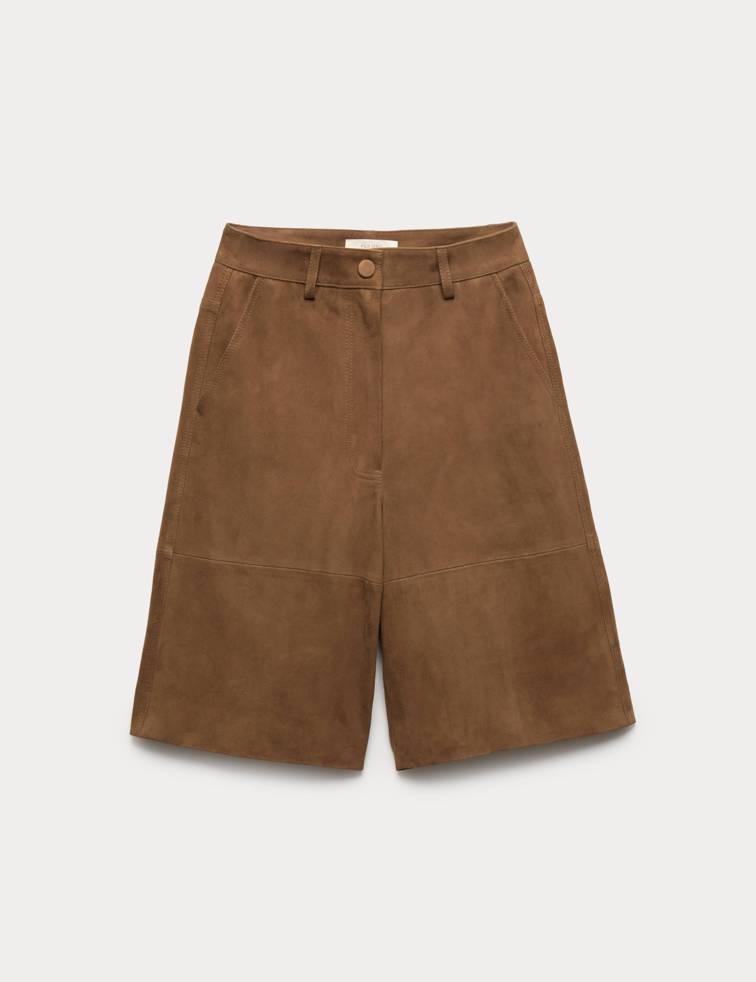 Suede Bermuda Shorts 2 of 7