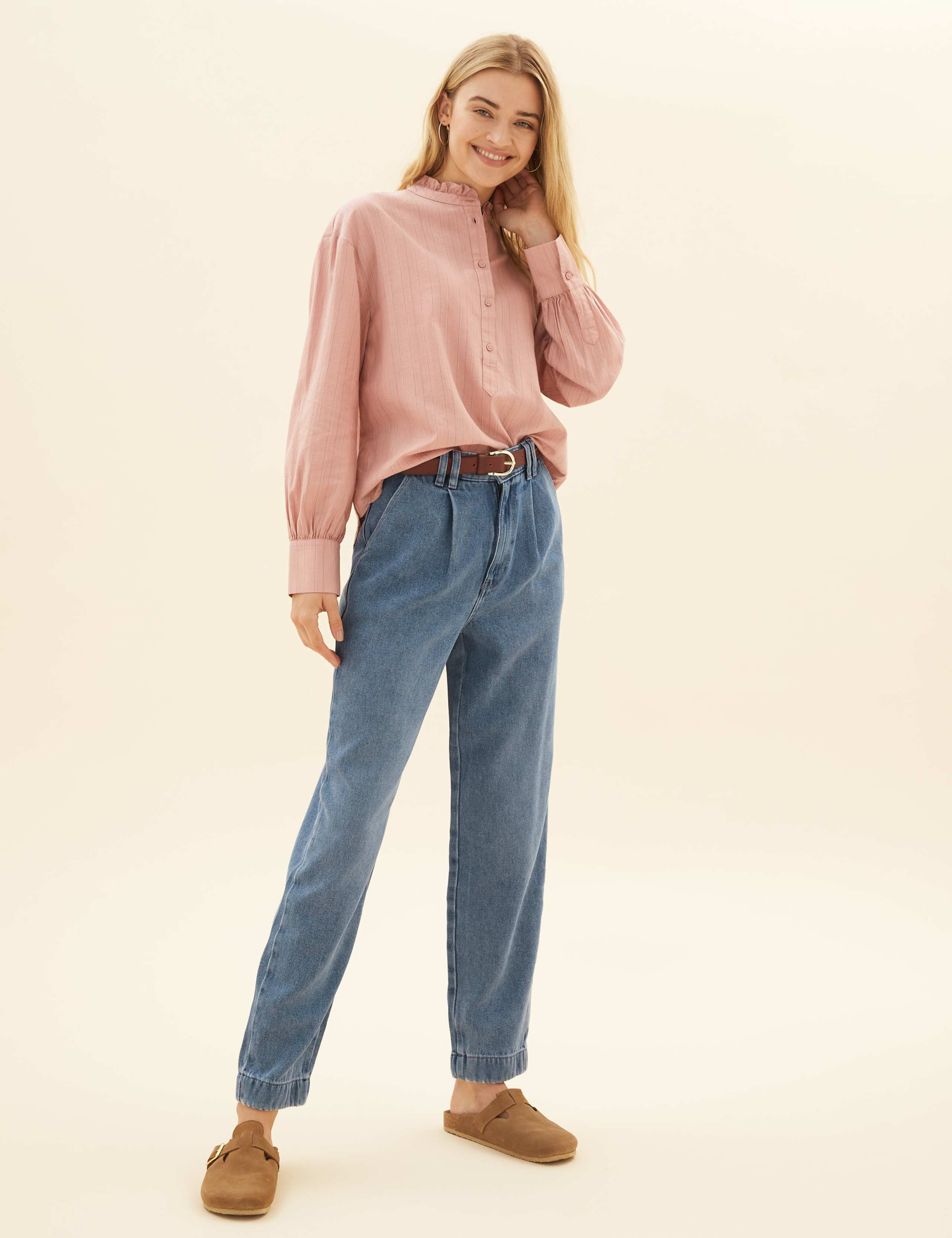 Tencel™ Rich Tapered Ankle Grazer Jeans 1 of 6