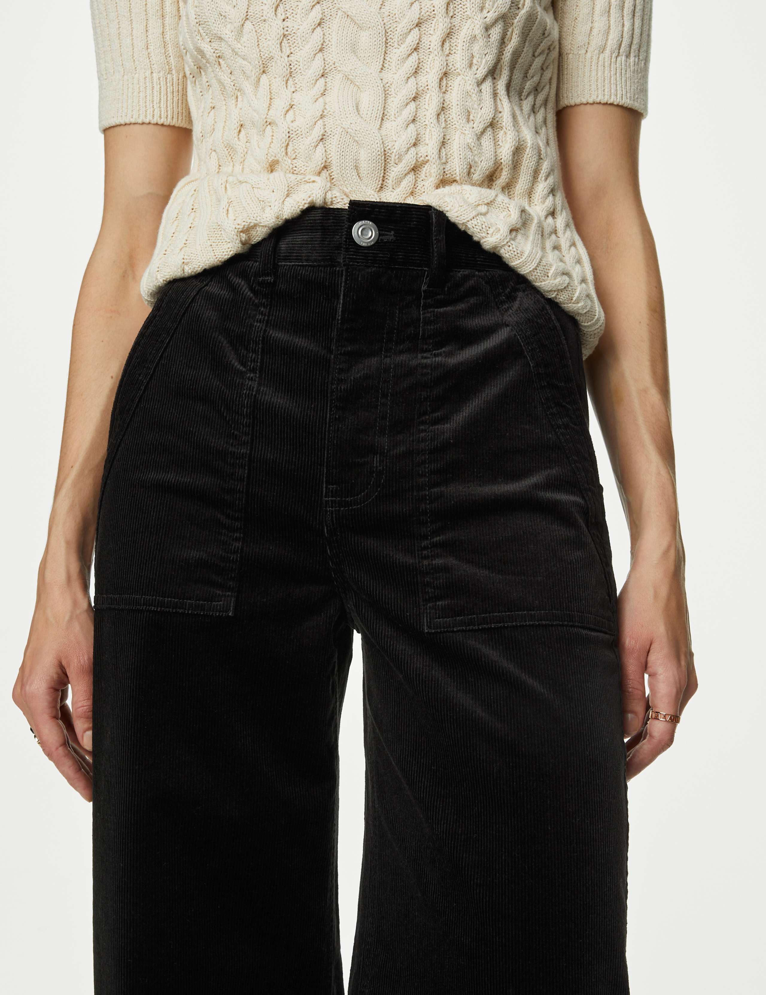 Cord Wide Leg Trousers 4 of 5