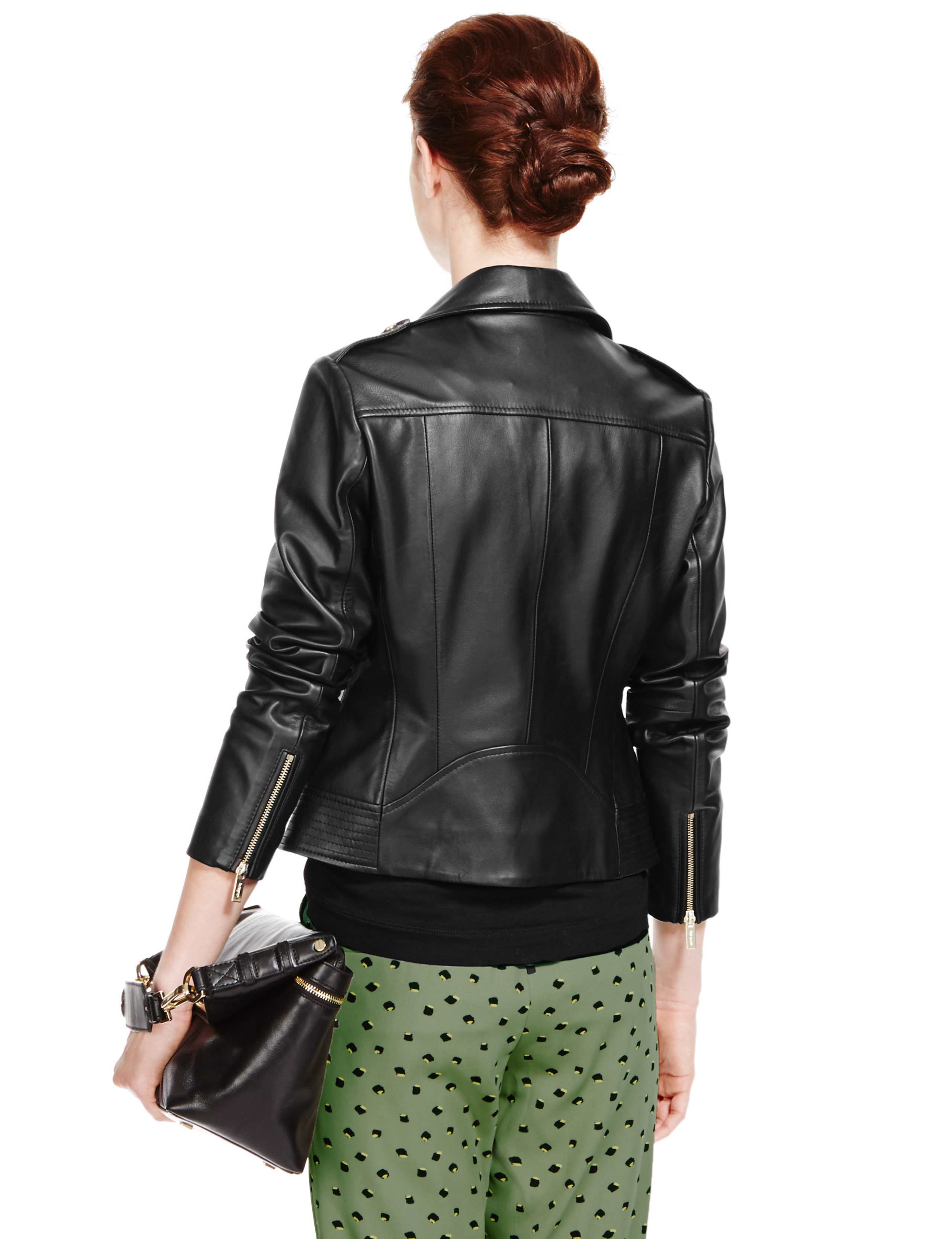 Leather Zip Through Jacket 4 of 4