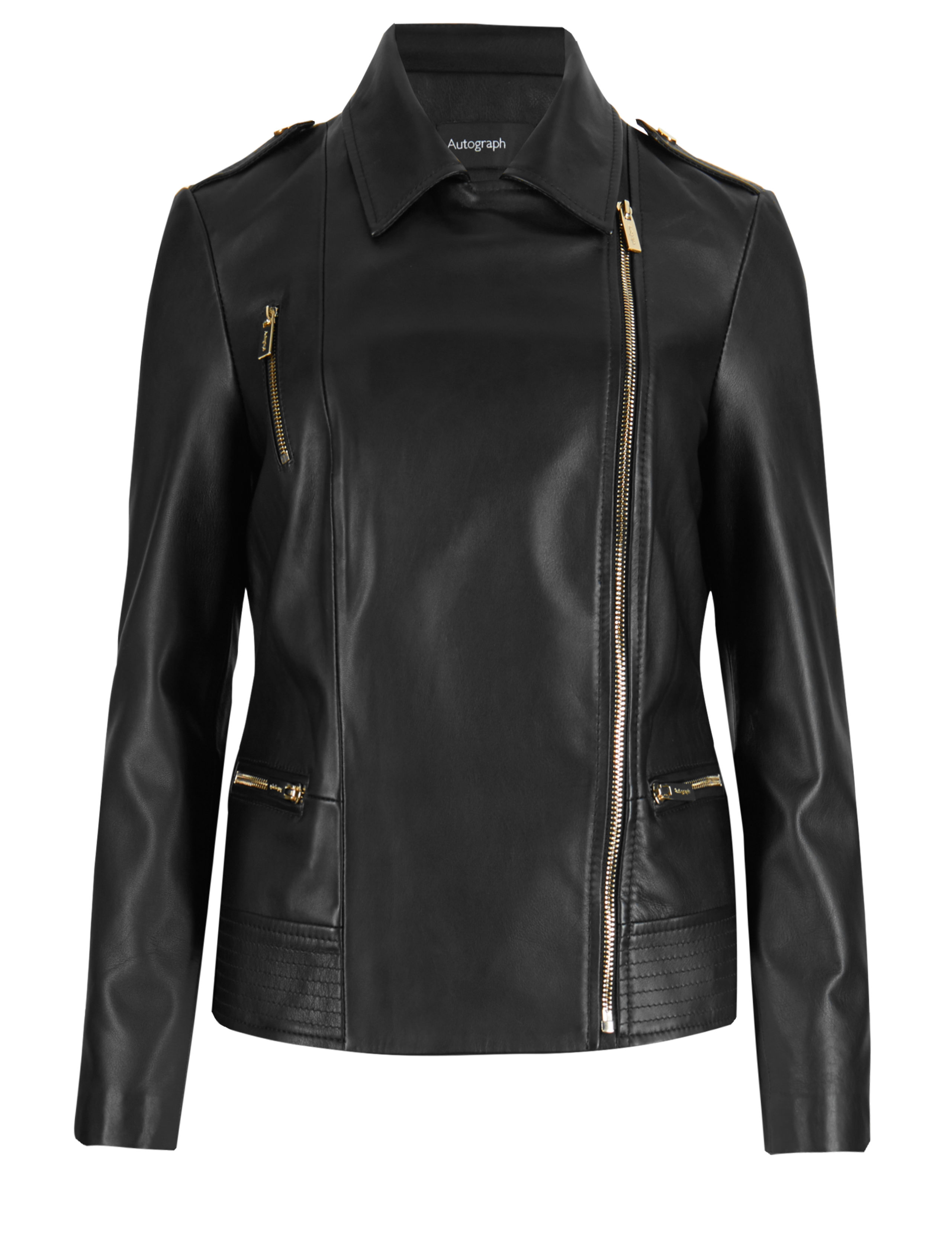 Leather Zip Through Jacket 2 of 4