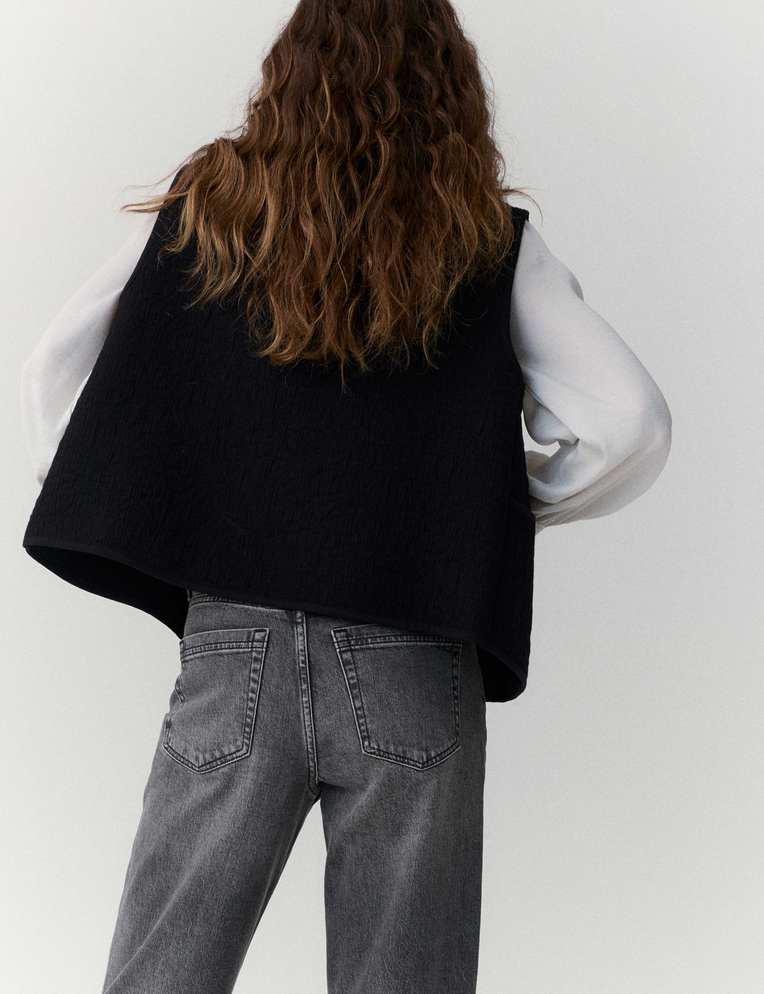 Girlfriend Mid Rise Turn Up Jeans with Lyocell 6 of 6