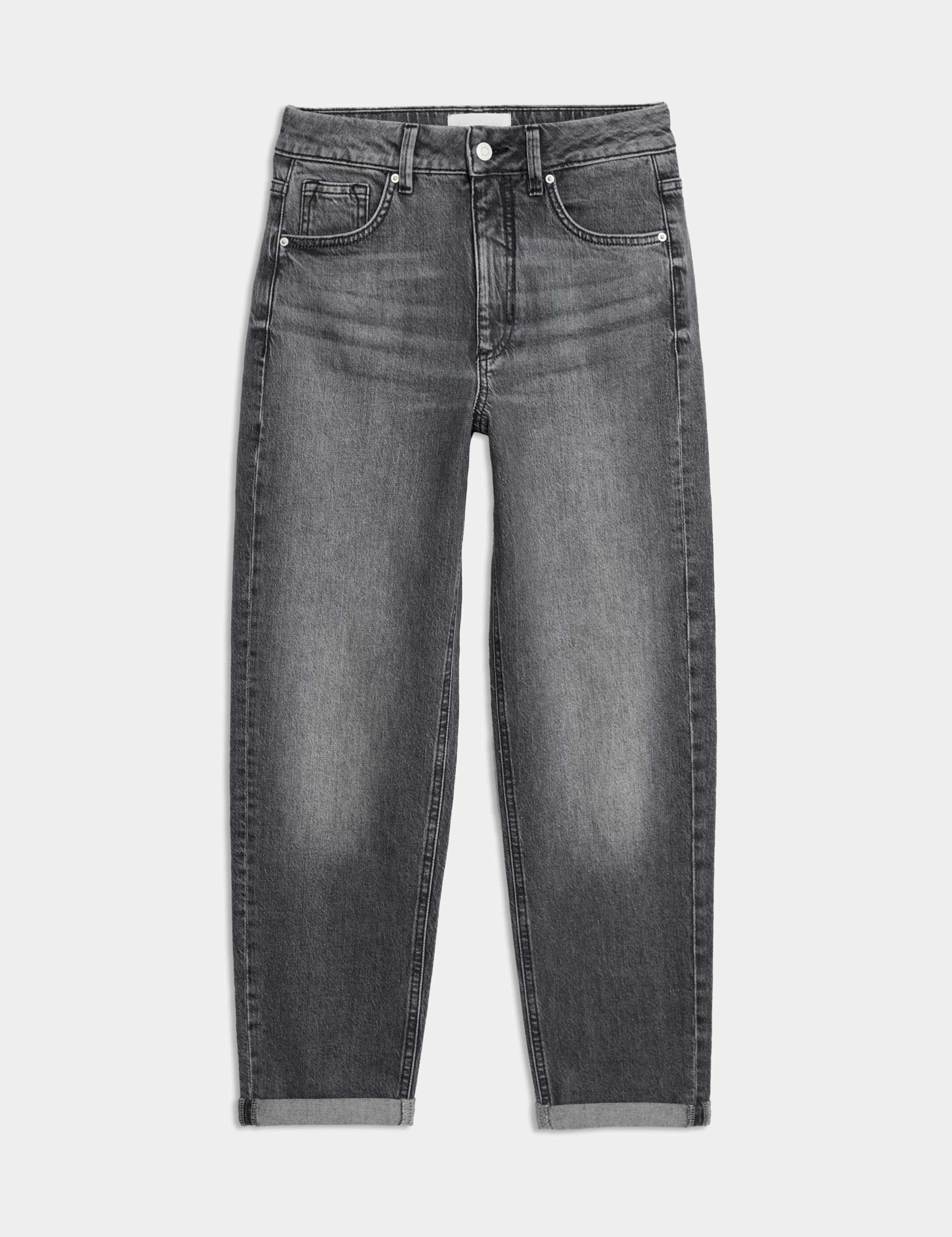 Girlfriend Mid Rise Turn Up Jeans with Lyocell 2 of 4