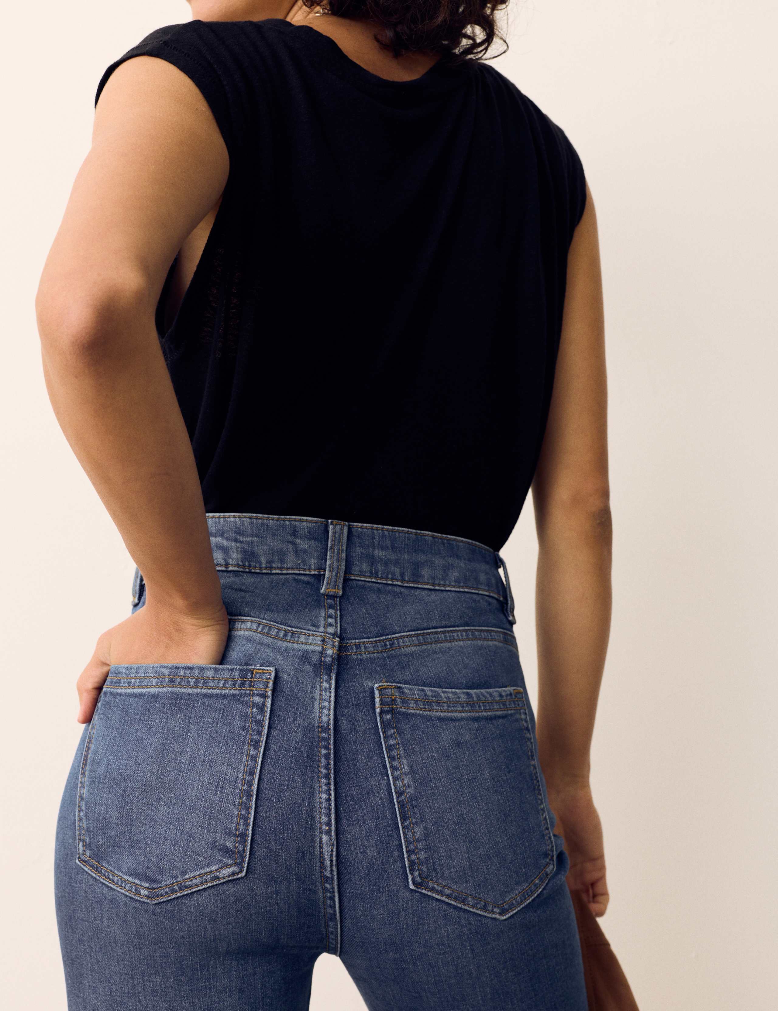 Denim Flared Jeans 3 of 5