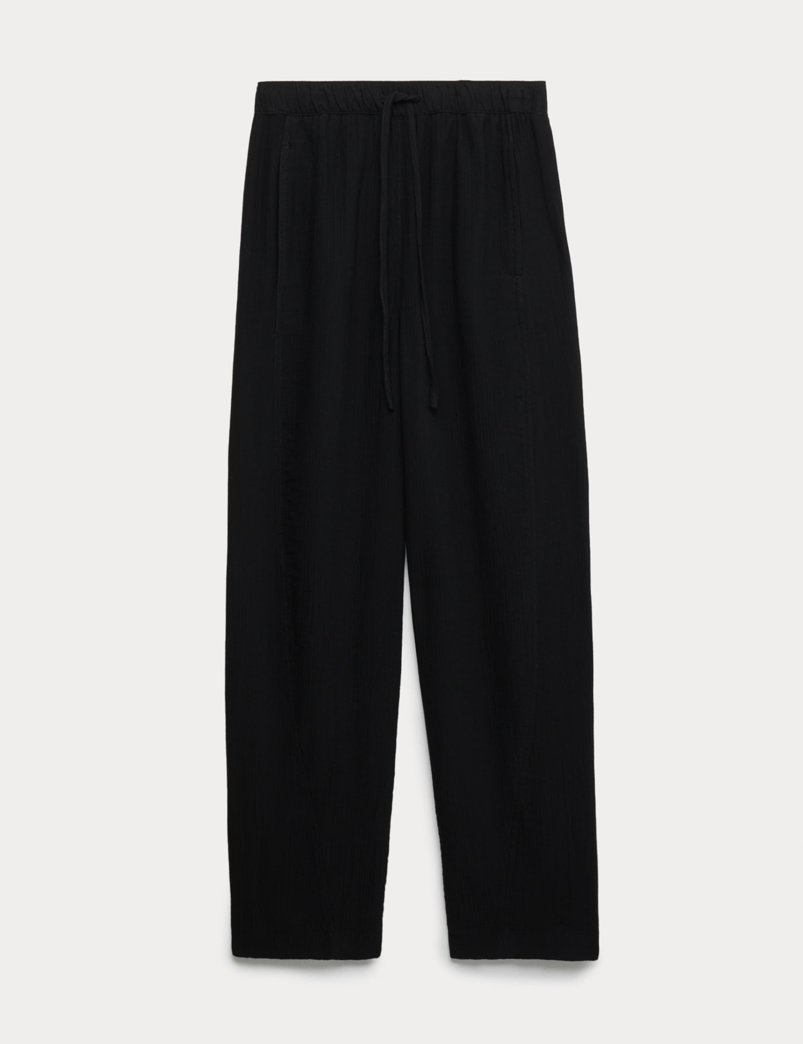 Double Cloth Drawstring Tapered Trousers 1 of 1
