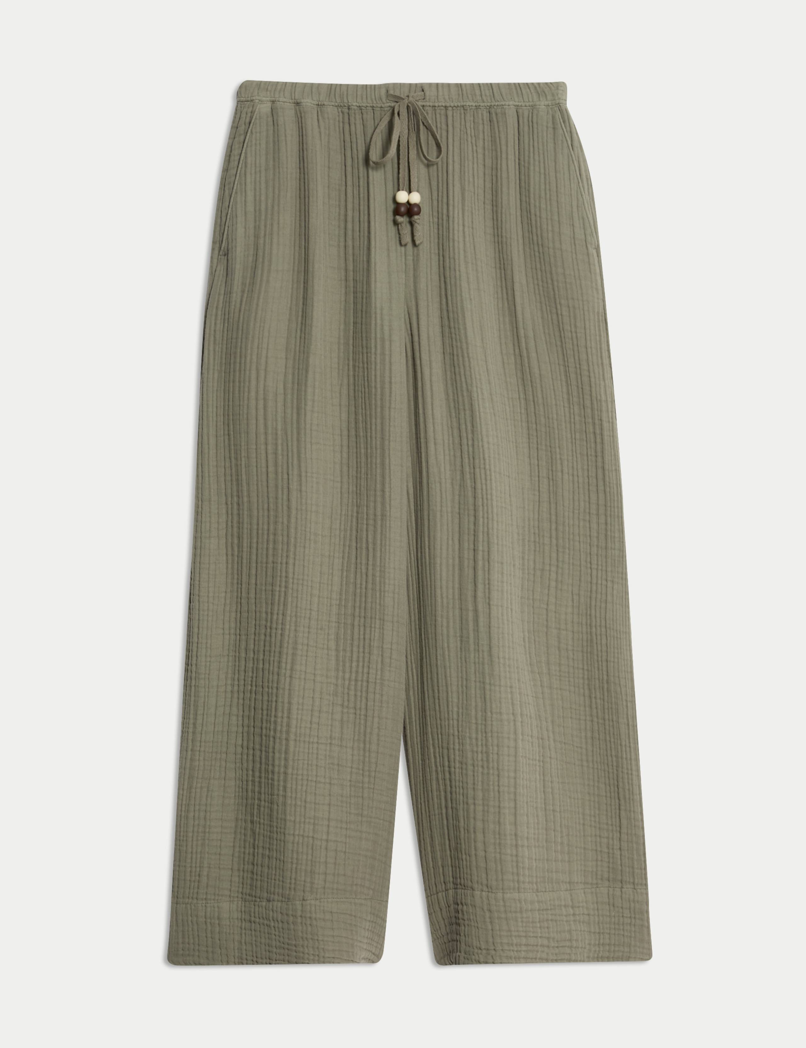 Pure Cotton Wide Leg Culottes 2 of 5