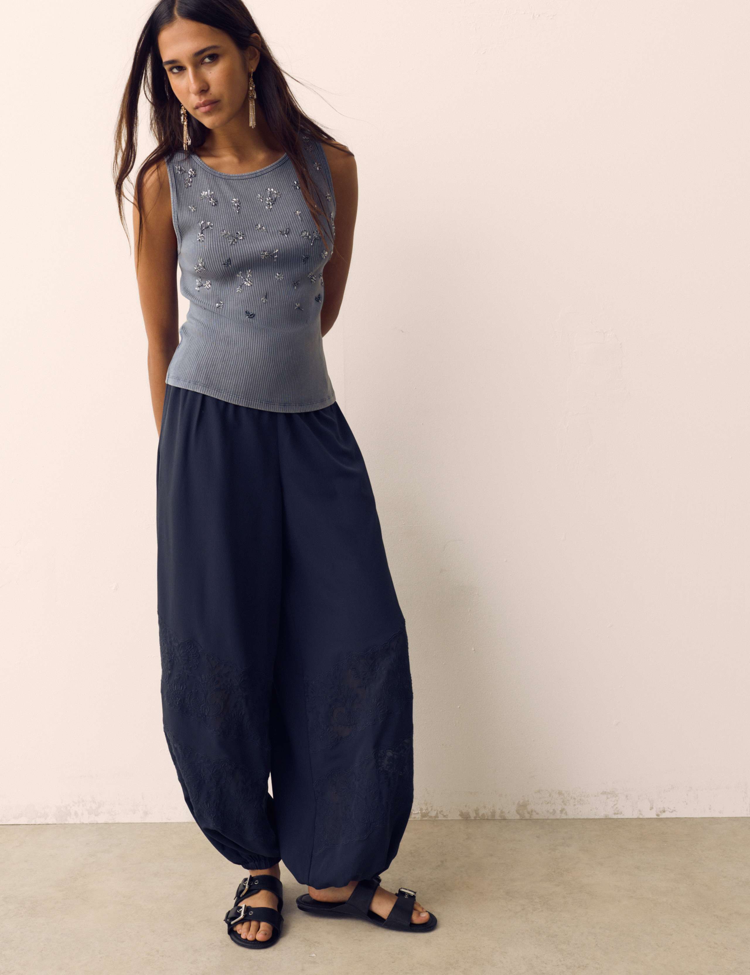 Lace Balloon Trousers 1 of 5