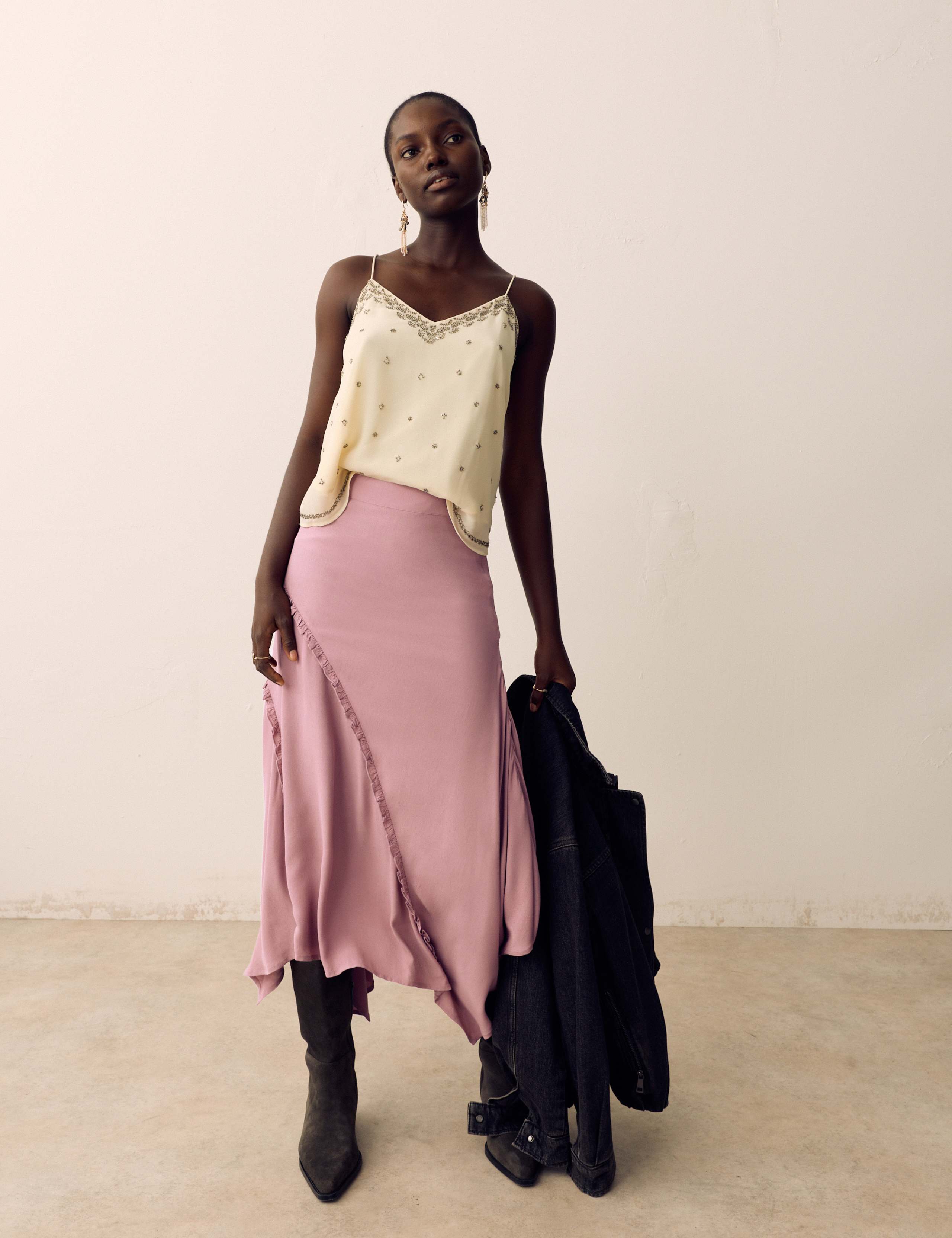 Maxi Asymmetric Skirt 1 of 5