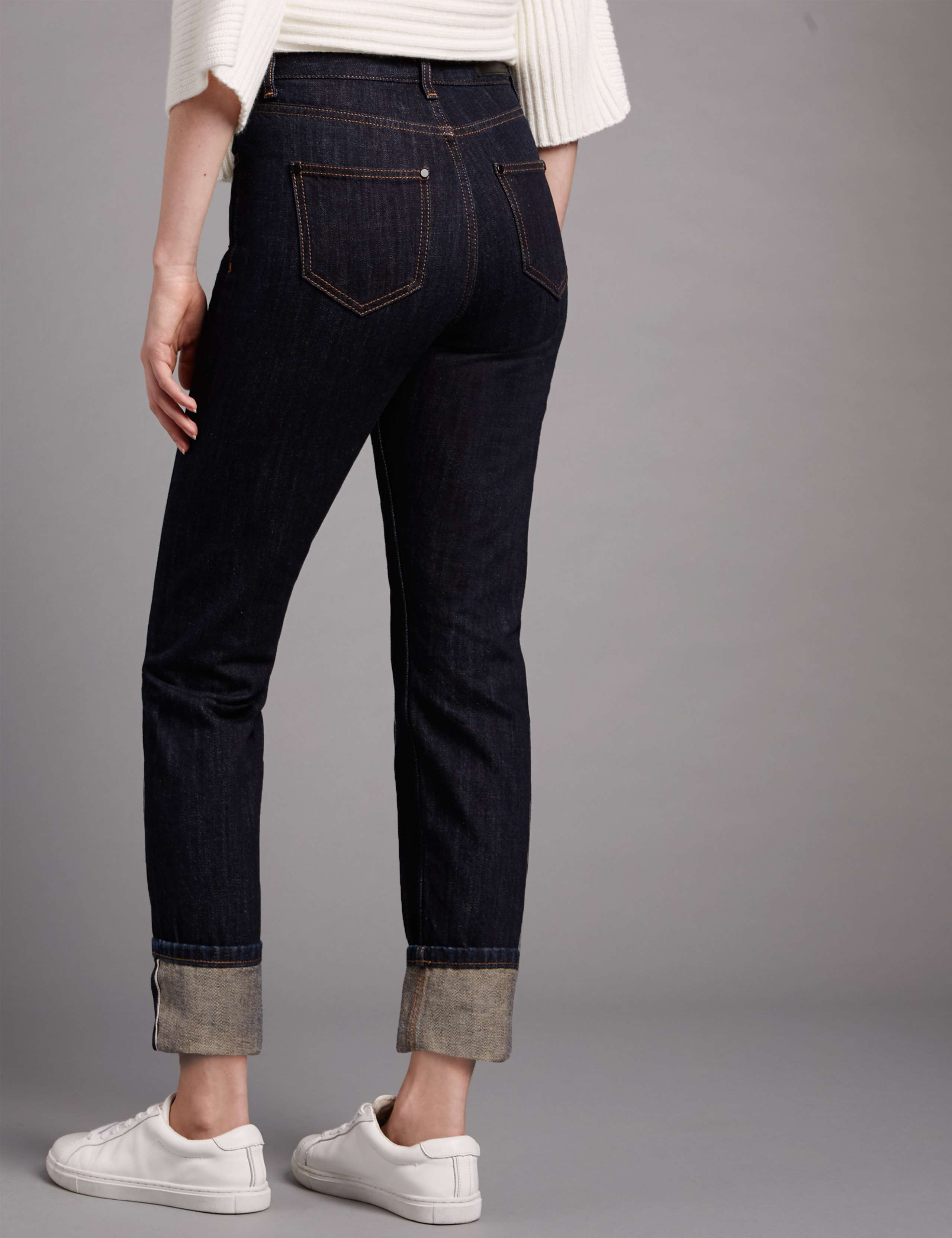 Selvedge Girlfriend Jeans 2 of 2