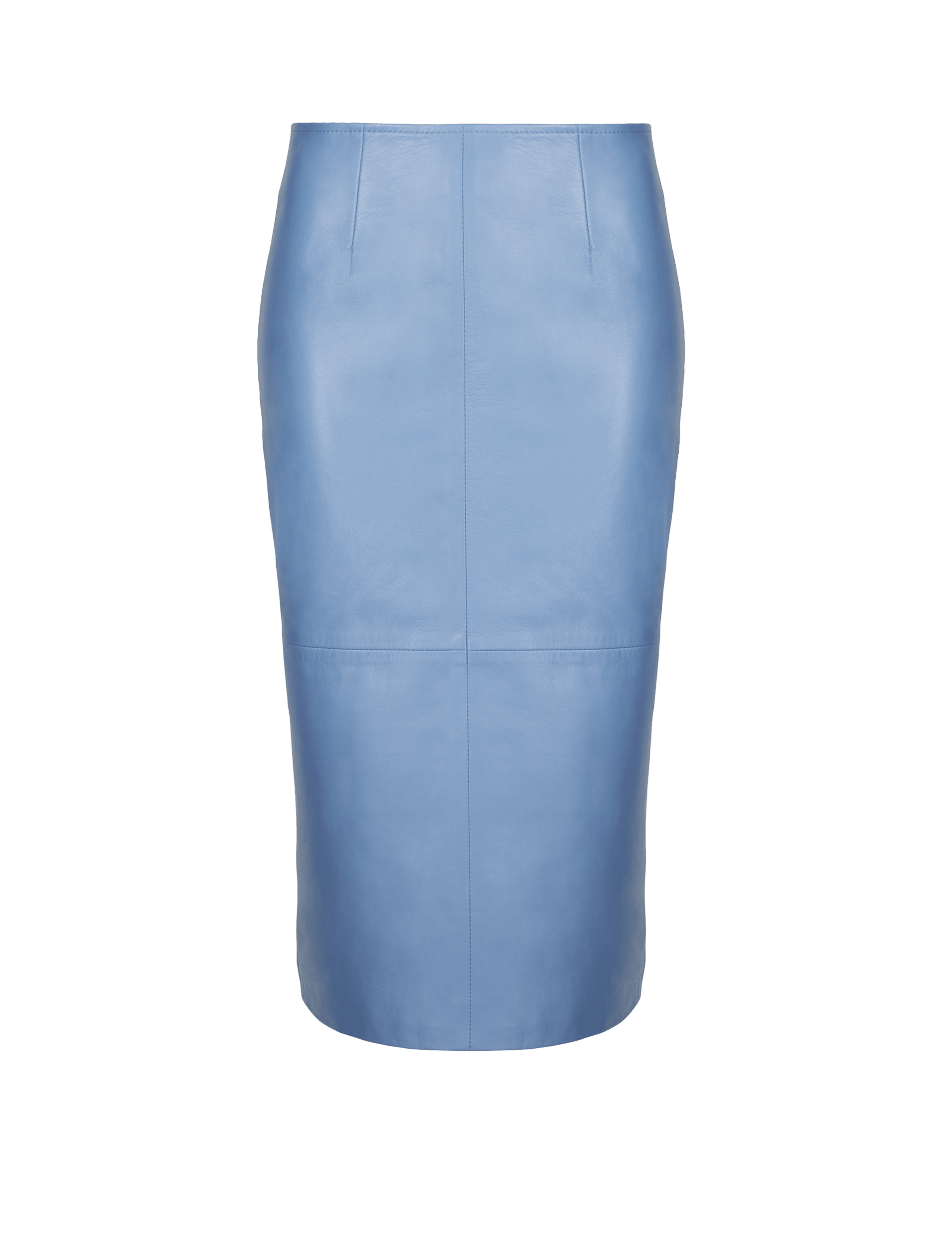 Luxury Leather Long Pencil Skirt 2 of 6