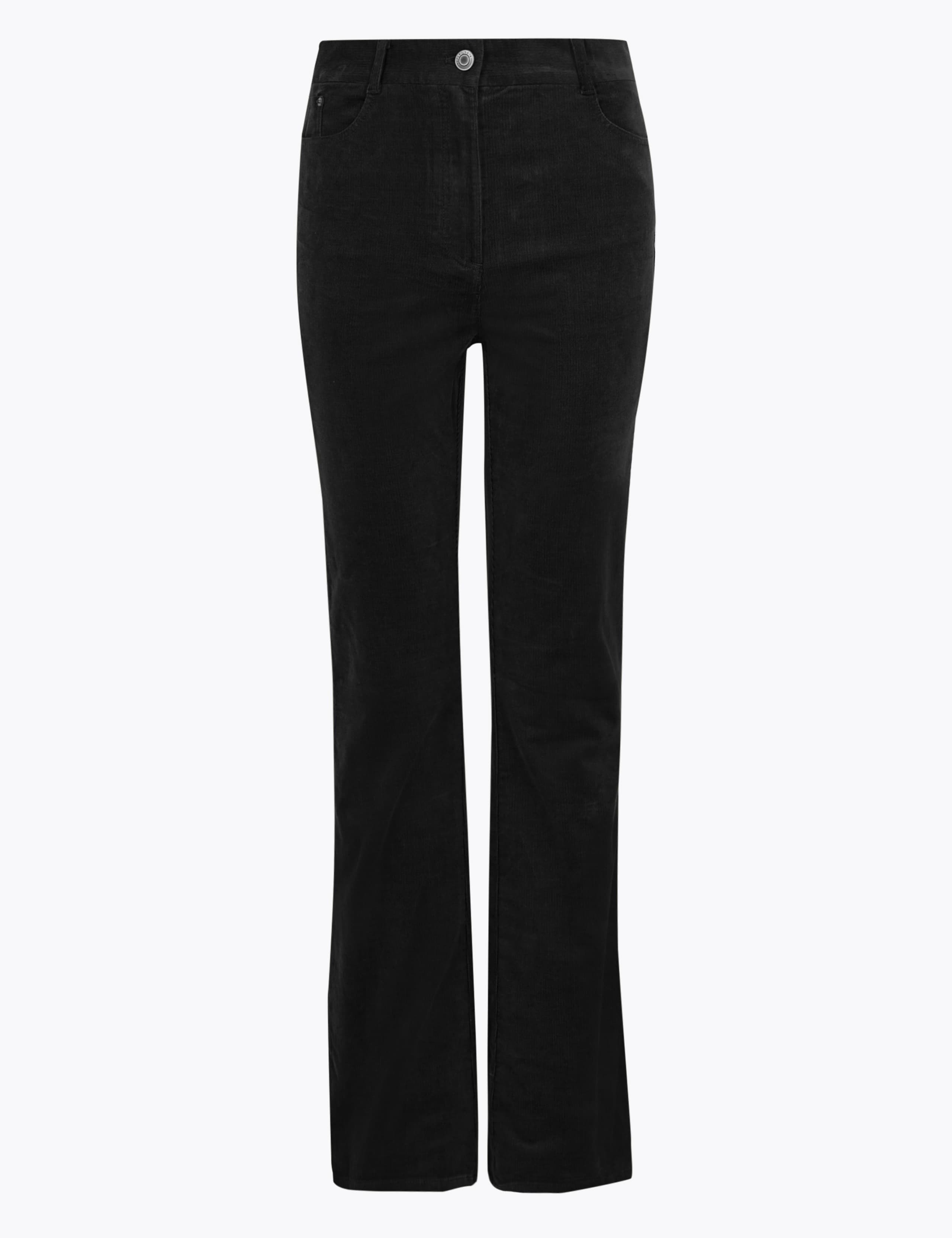 Corduroy Slim Fit Flare Trousers 2 of 5