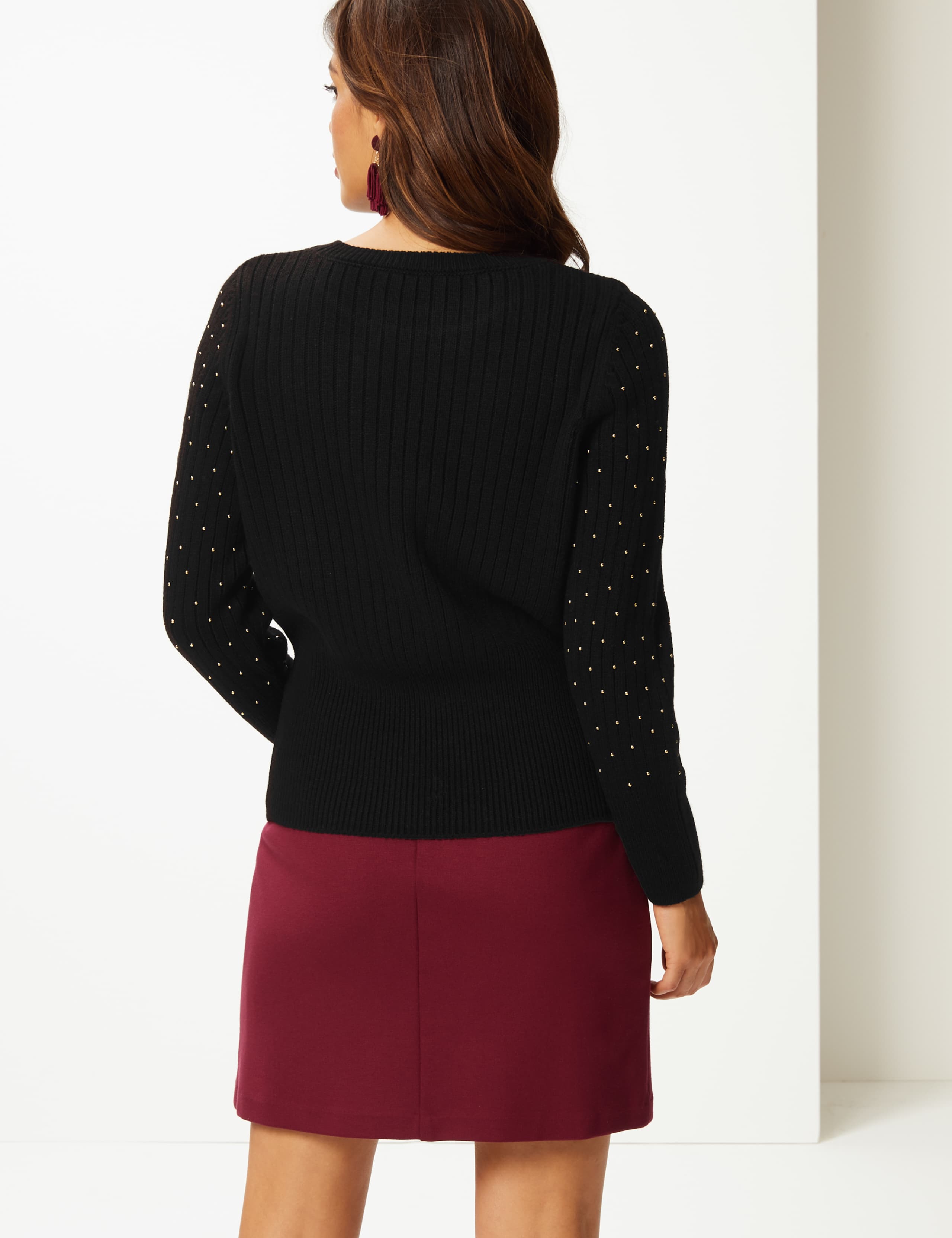 Embellished Round Neck Jumper 3 of 3