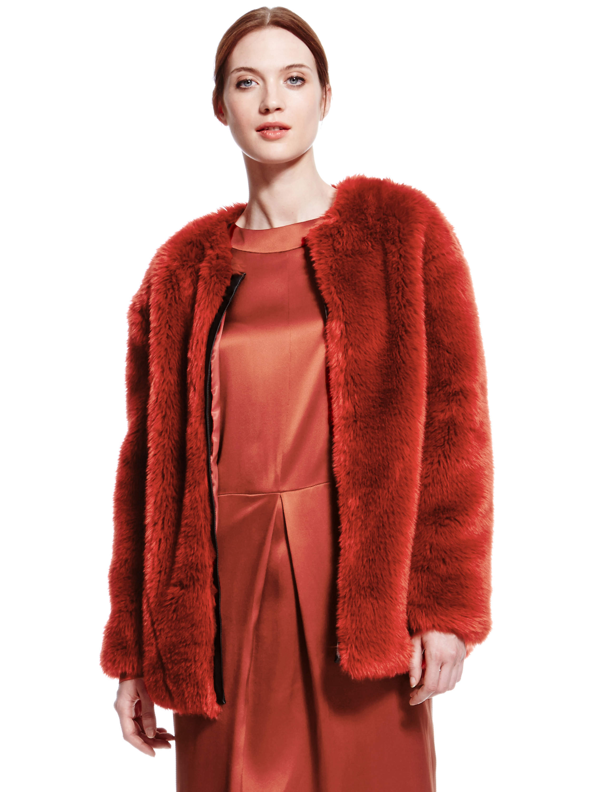 Faux Fur Coat 1 of 5