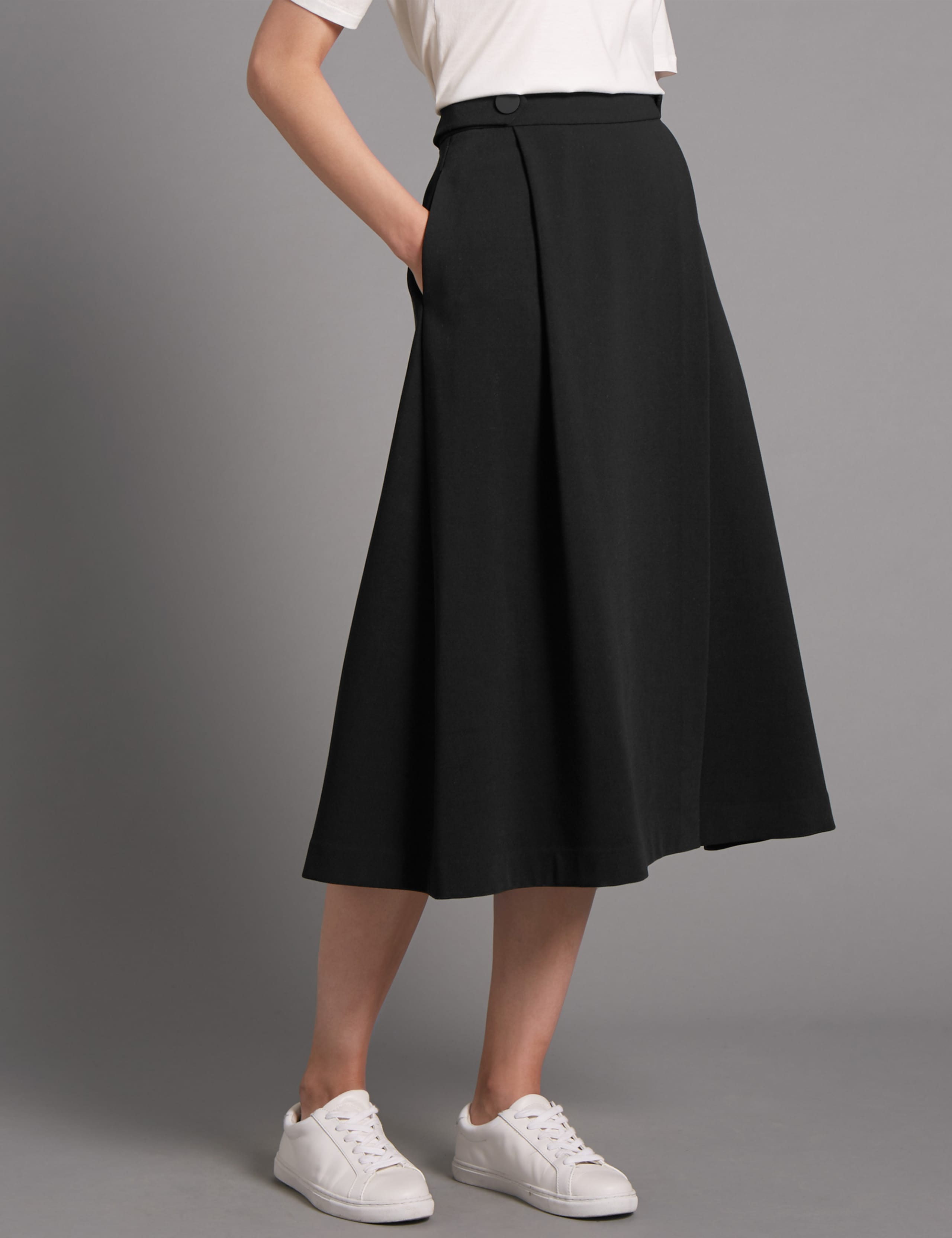 Bonded Wrap Skirt 1 of 4