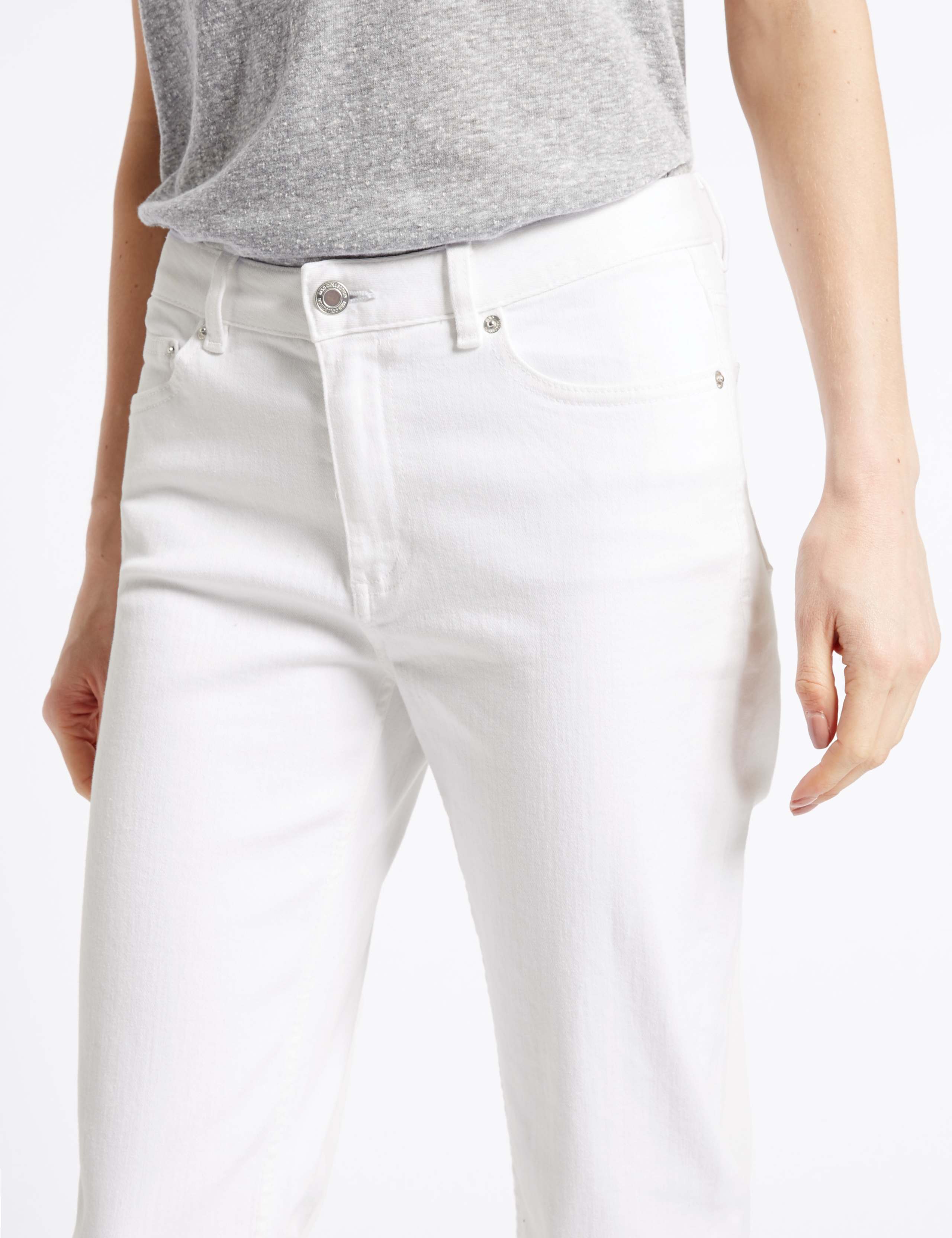 Turn Up Mid Rise Slim Leg Jeans 5 of 6