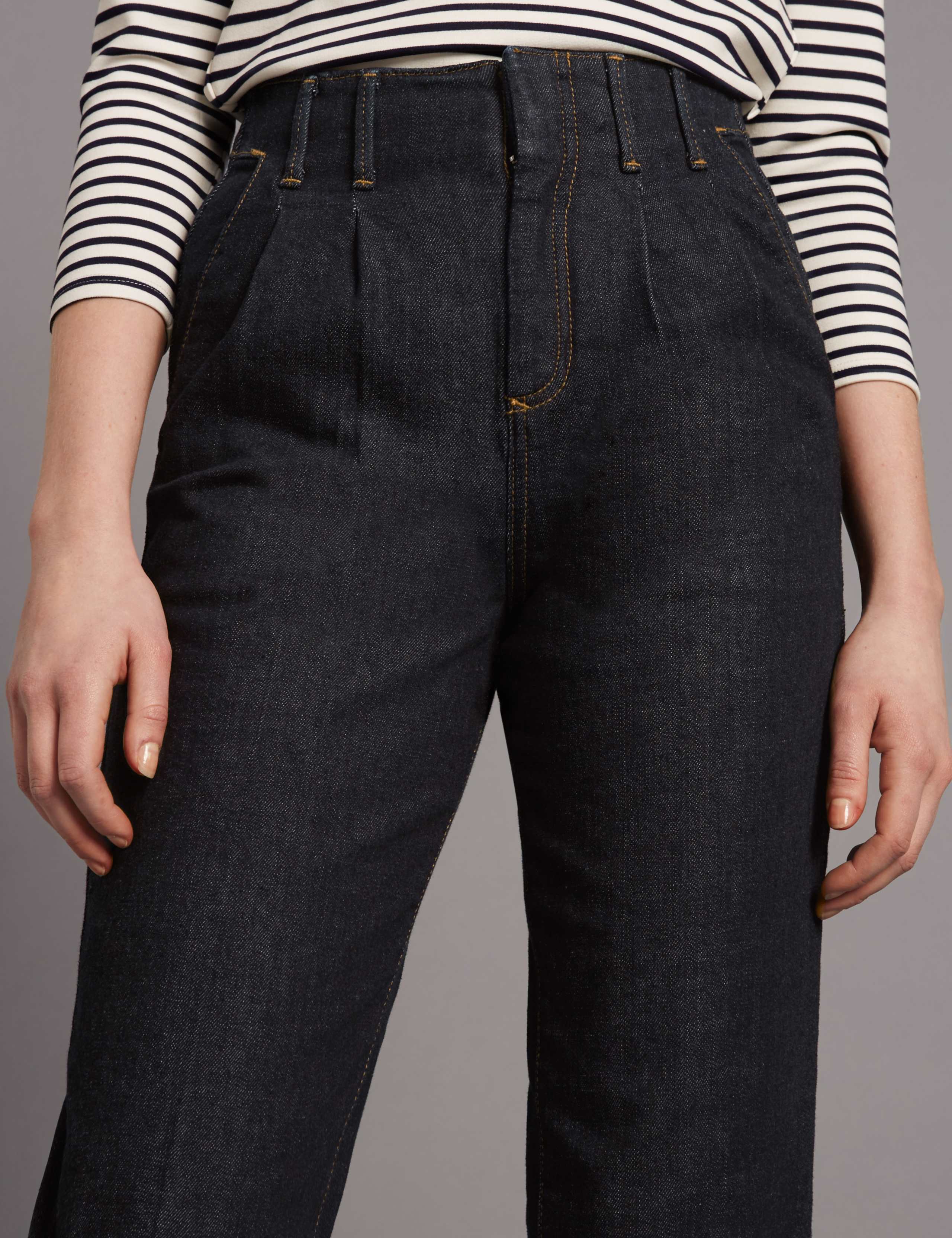 Smart Turn Up Mid Rise Straight Jeans 5 of 6