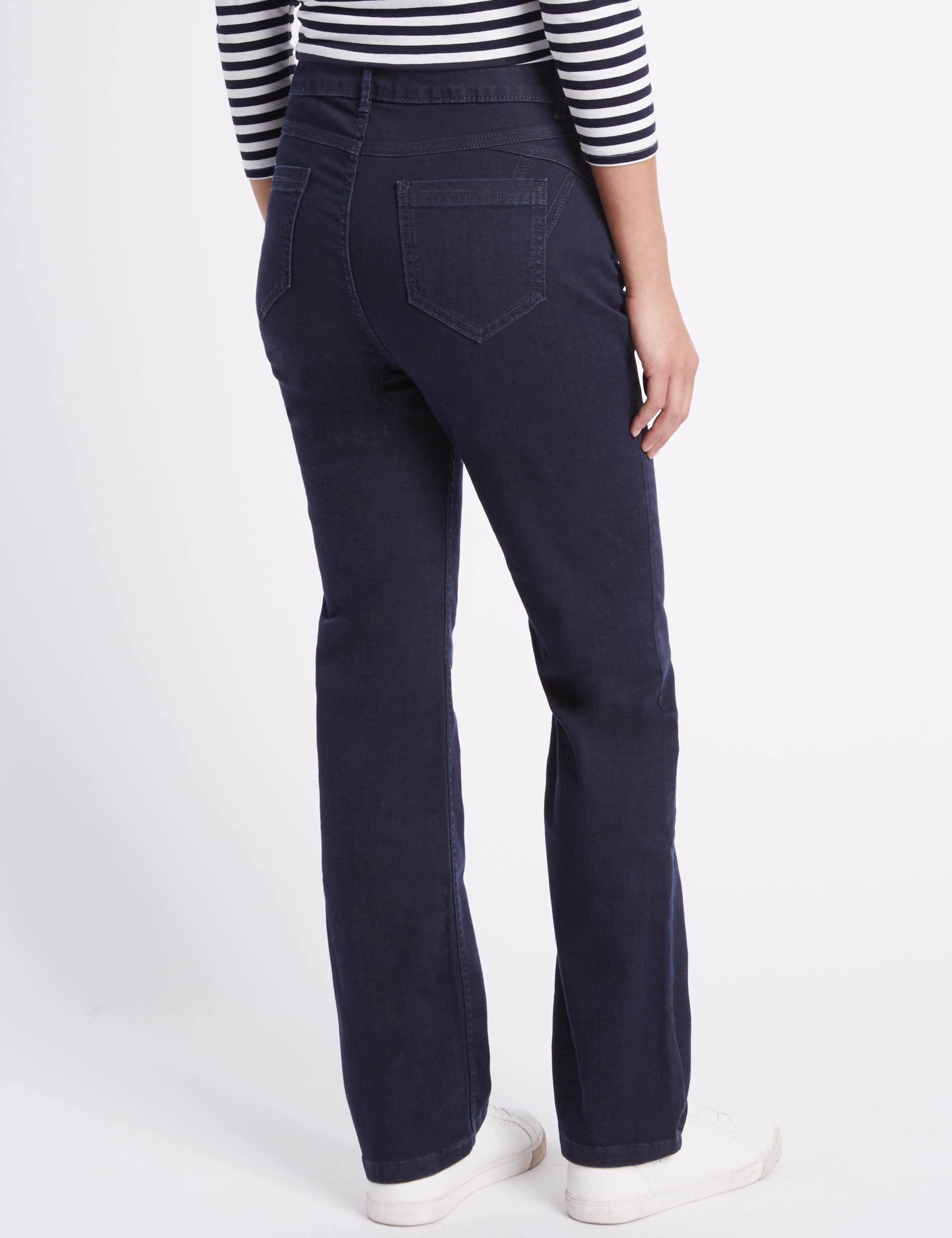 Rivet Detail High Waist Straight Leg Jeans 5 of 7