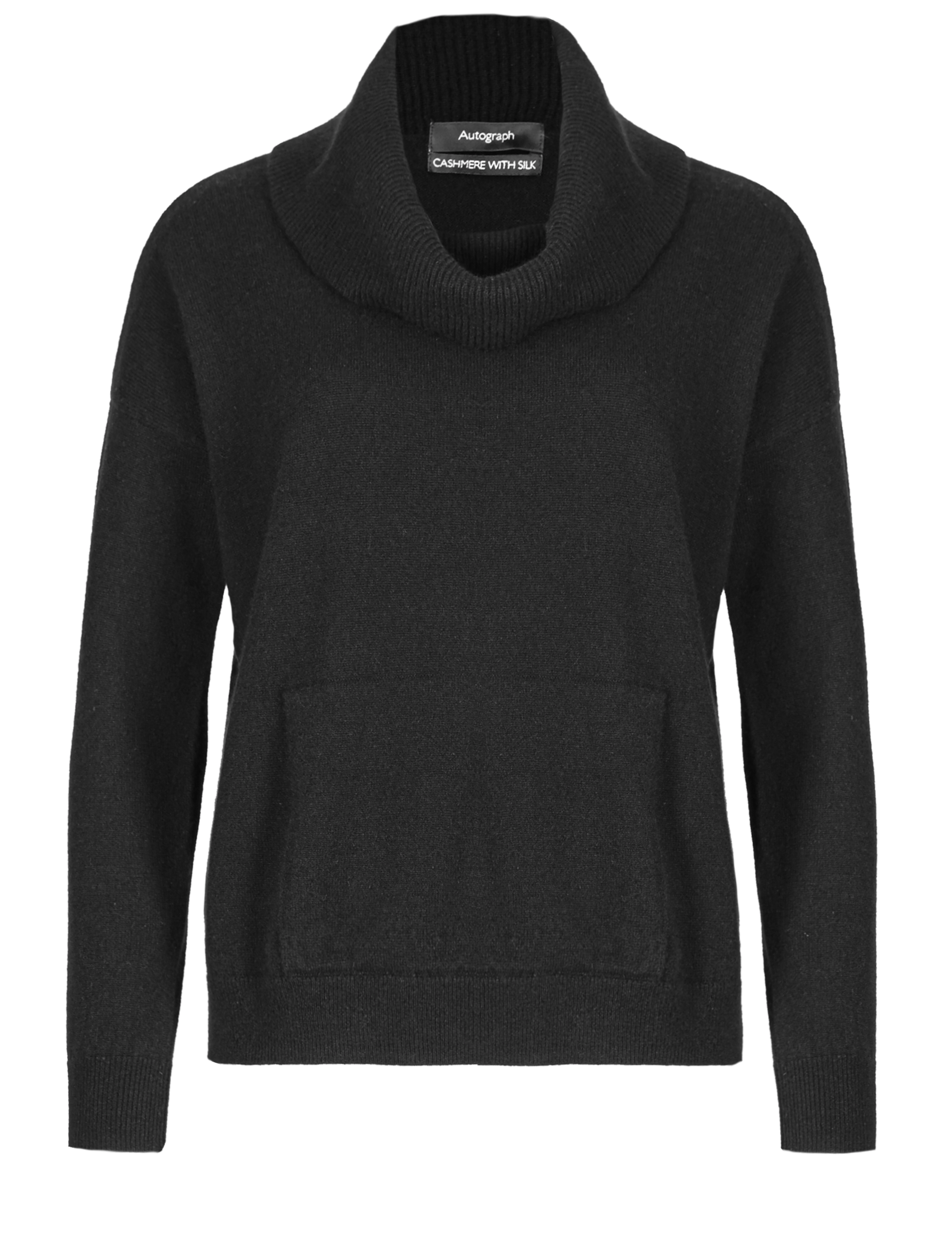 Cashmere Cowl Neck Jumper with Silk 2 of 4